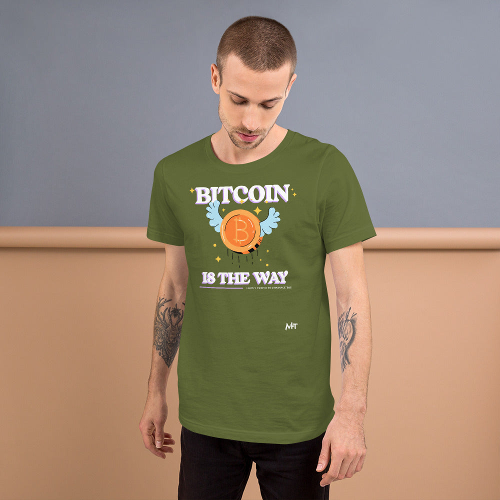Bitcoin is the way - Unisex t-shirt by DarkByteGear