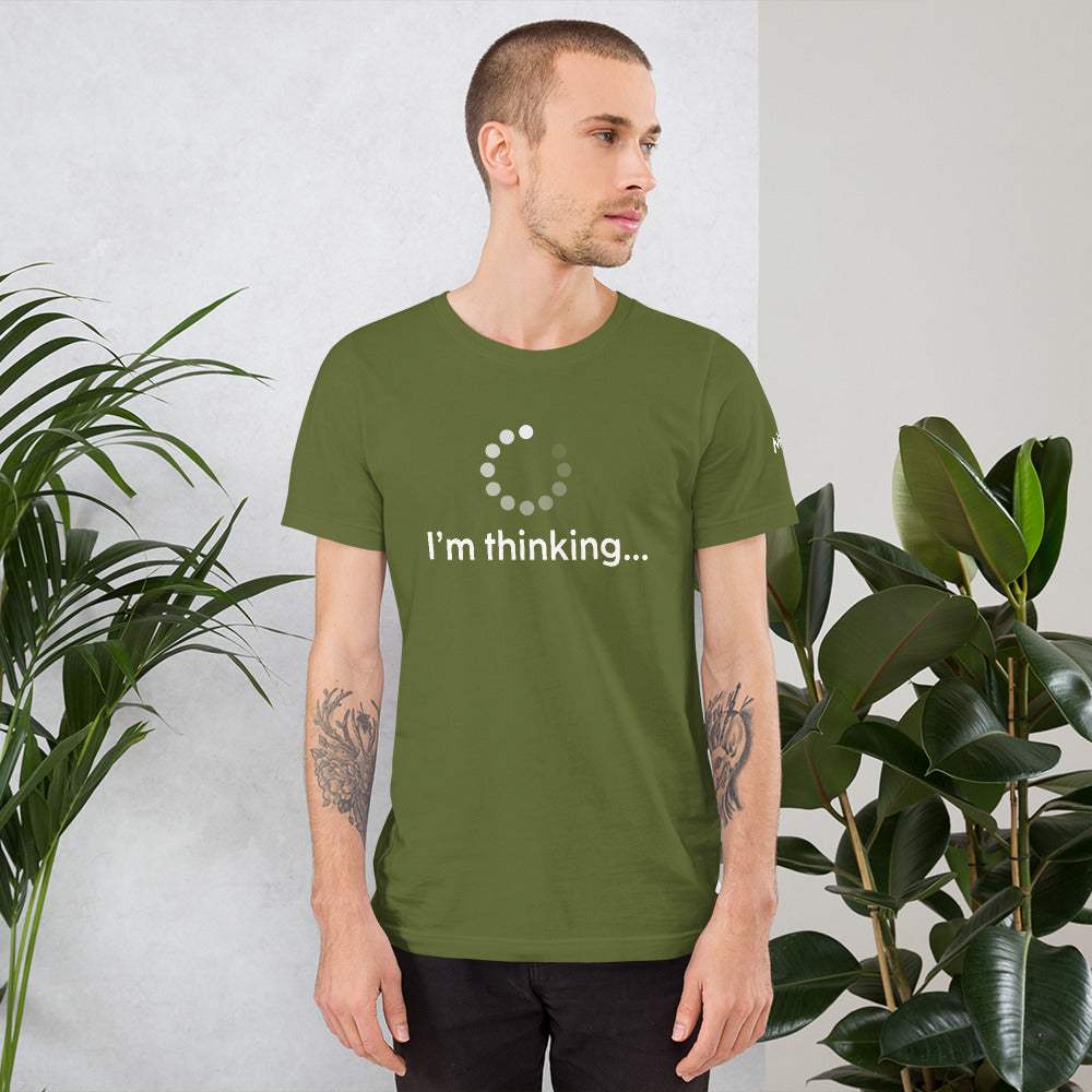 I'm thinking - Unisex t-shirt by DarkByteGear