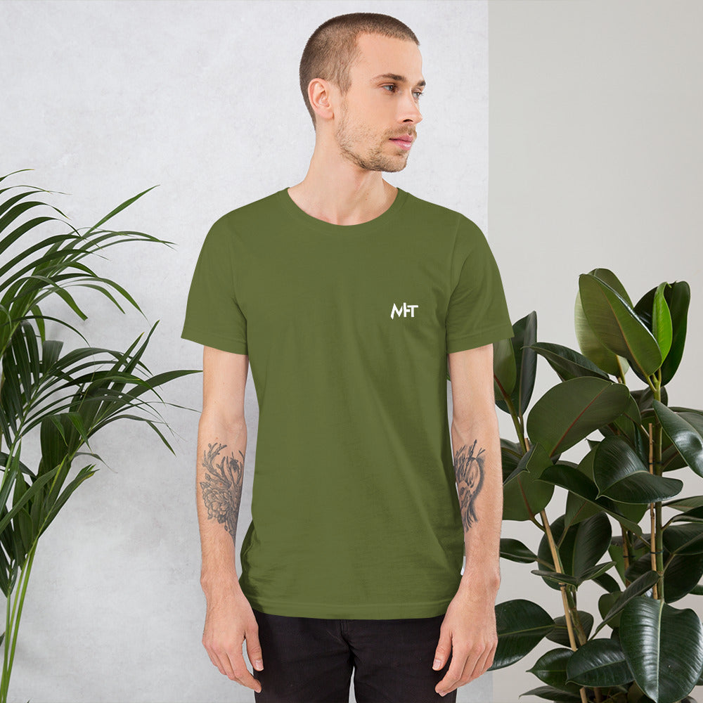 Hello world - Unisex t-shirt (back print) by DarkByteGear
