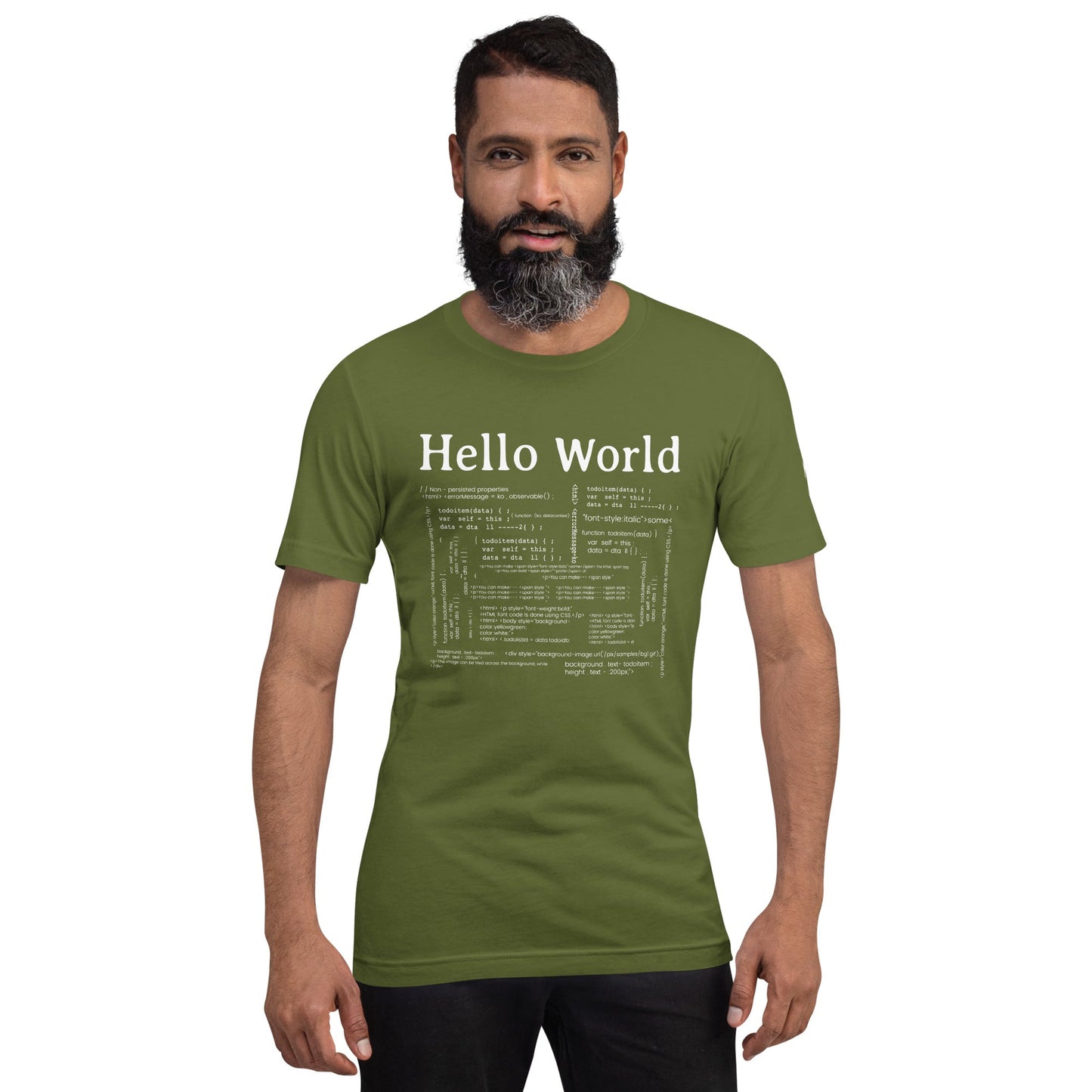 Hello world - Unisex t-shirt by DarkByteGear