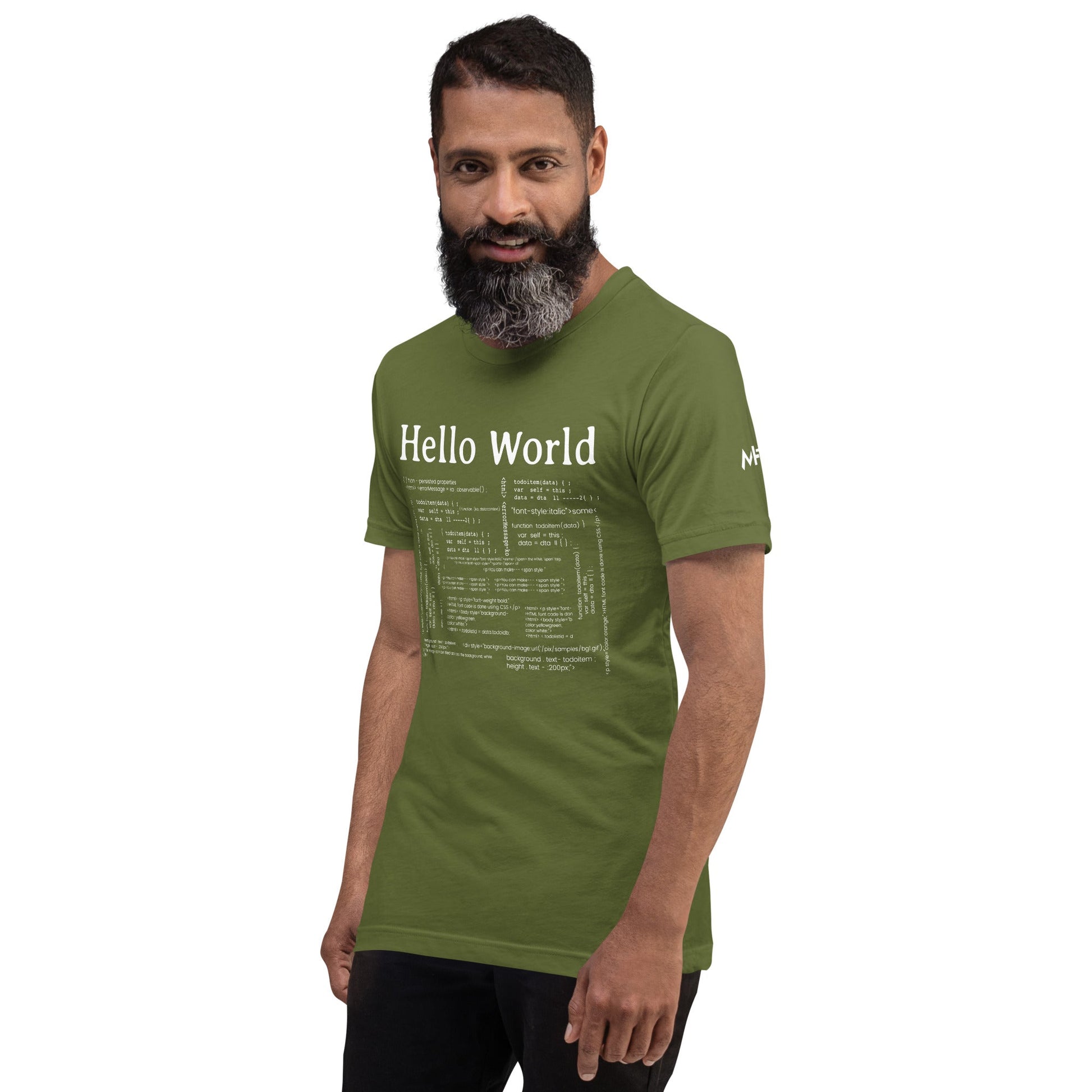 Hello world - Unisex t-shirt by DarkByteGear