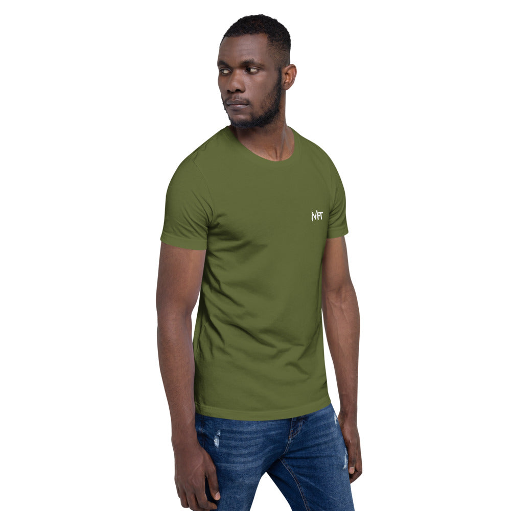 Before you bother me - Short-Sleeve Unisex T-Shirt (back print) by DarkByteGear