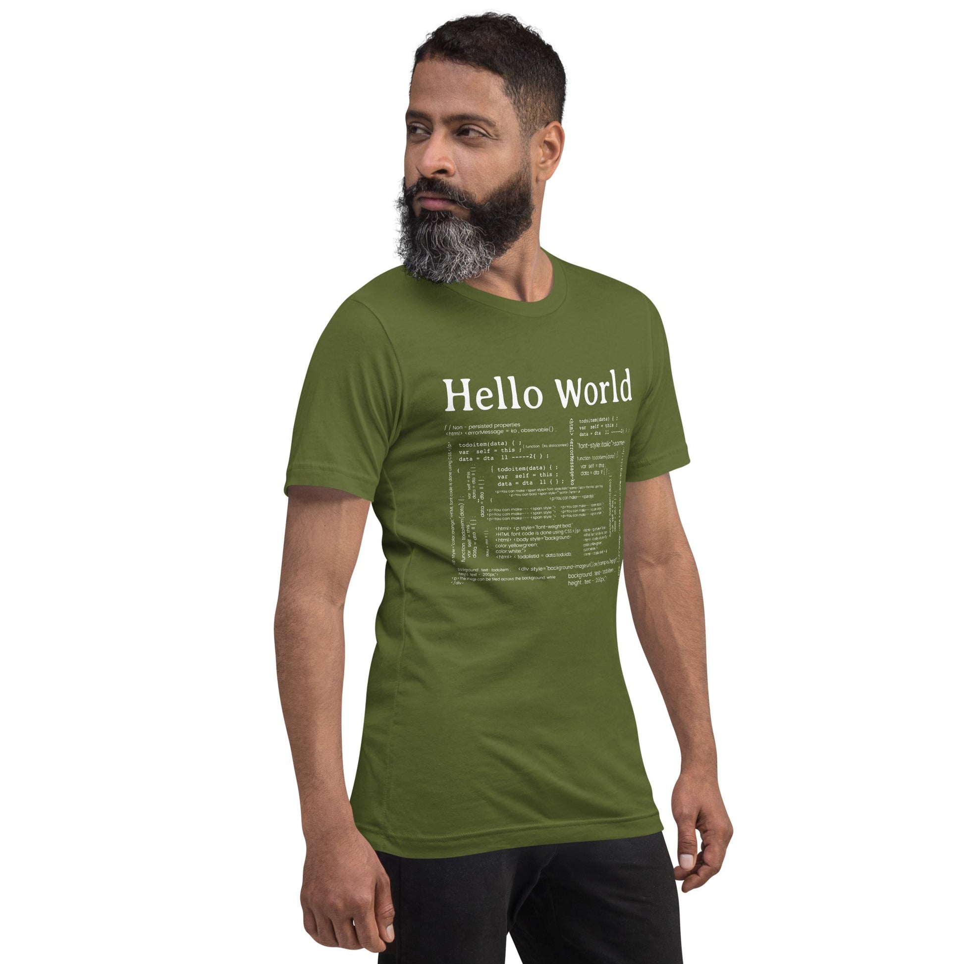 Hello world - Unisex t-shirt by DarkByteGear