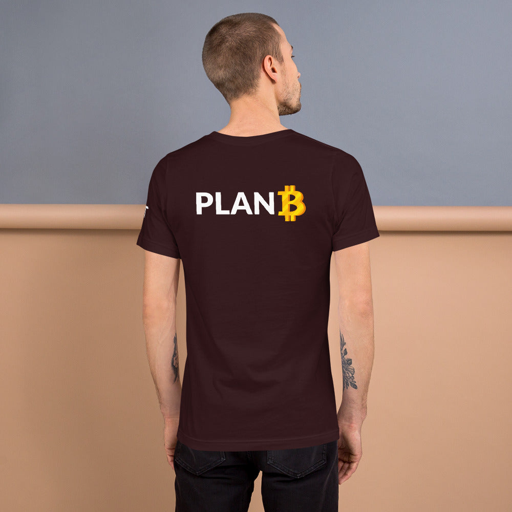 Plan B v1 - Unisex t-shirt (back print) by DarkByteGear