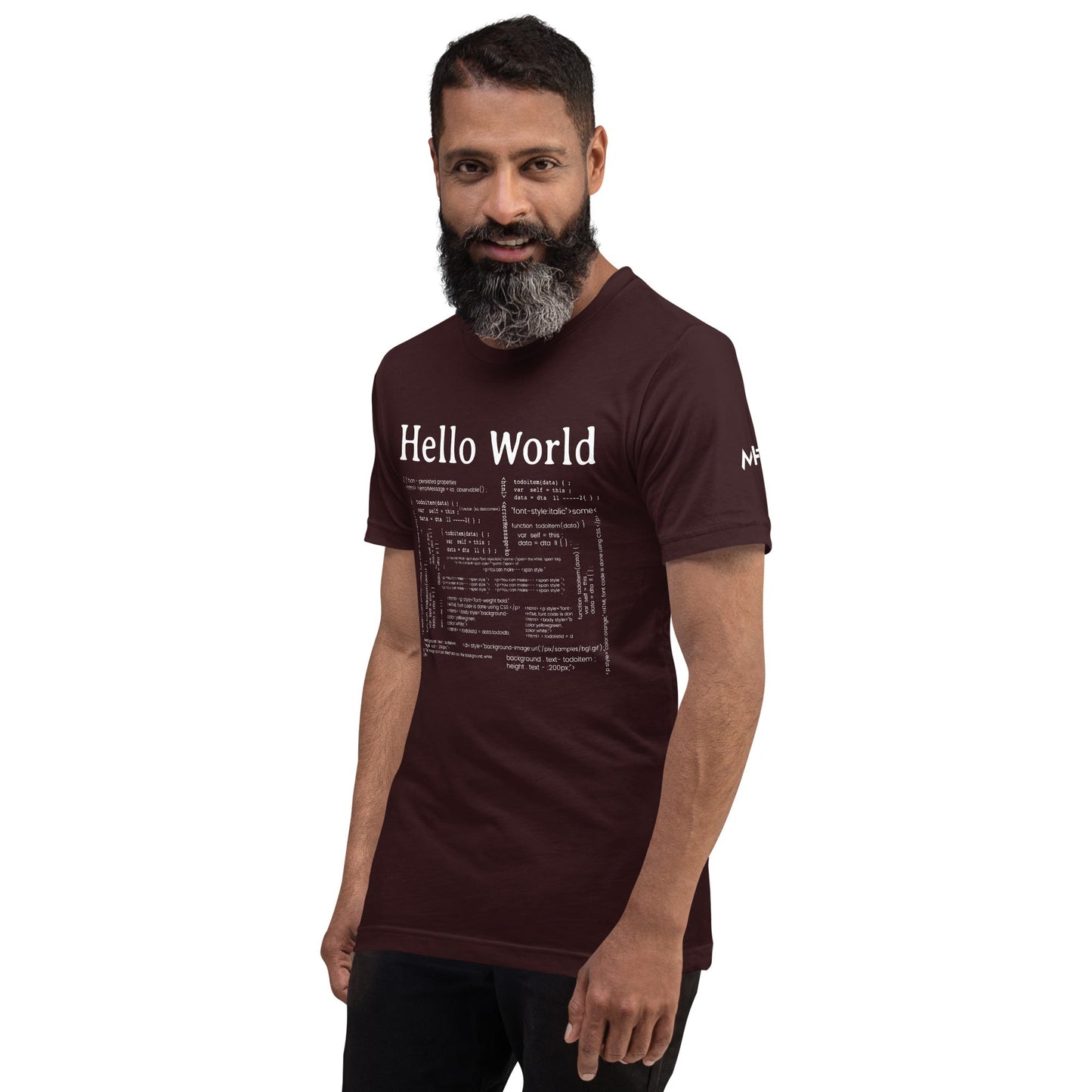 Hello world - Unisex t-shirt by DarkByteGear