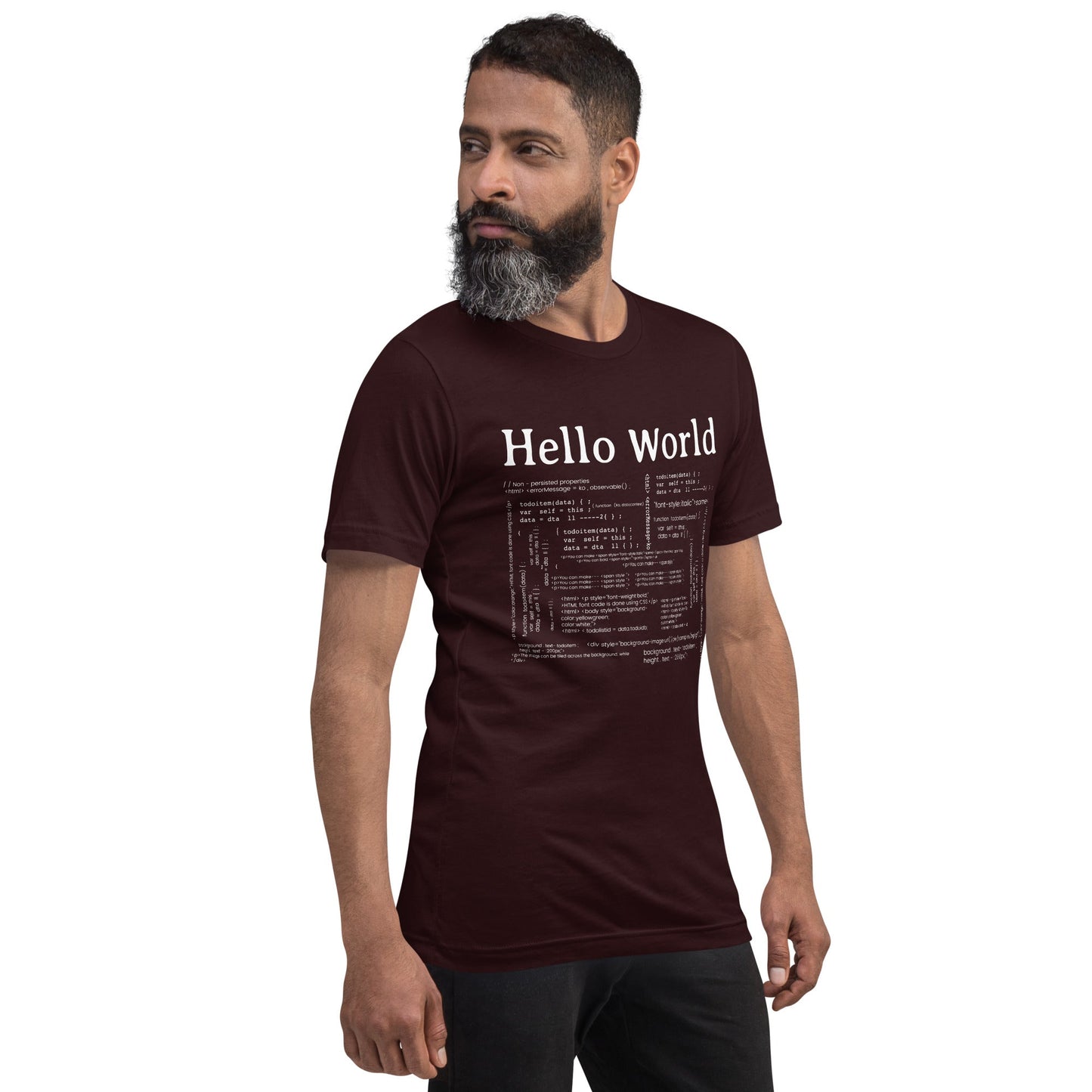 Hello world - Unisex t-shirt by DarkByteGear