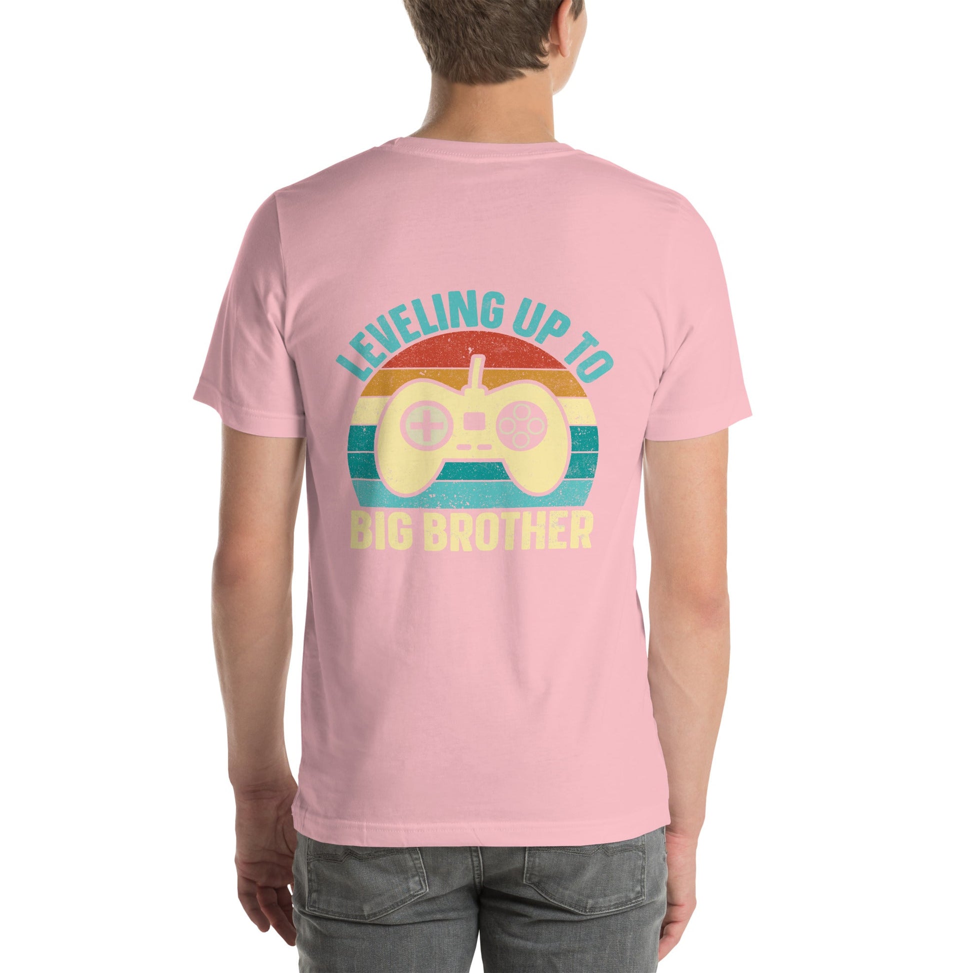 Levelling up to Big Brother V2 in Darker Shade - Unisex t-shirt ( Back Print ) by DarkByteGear