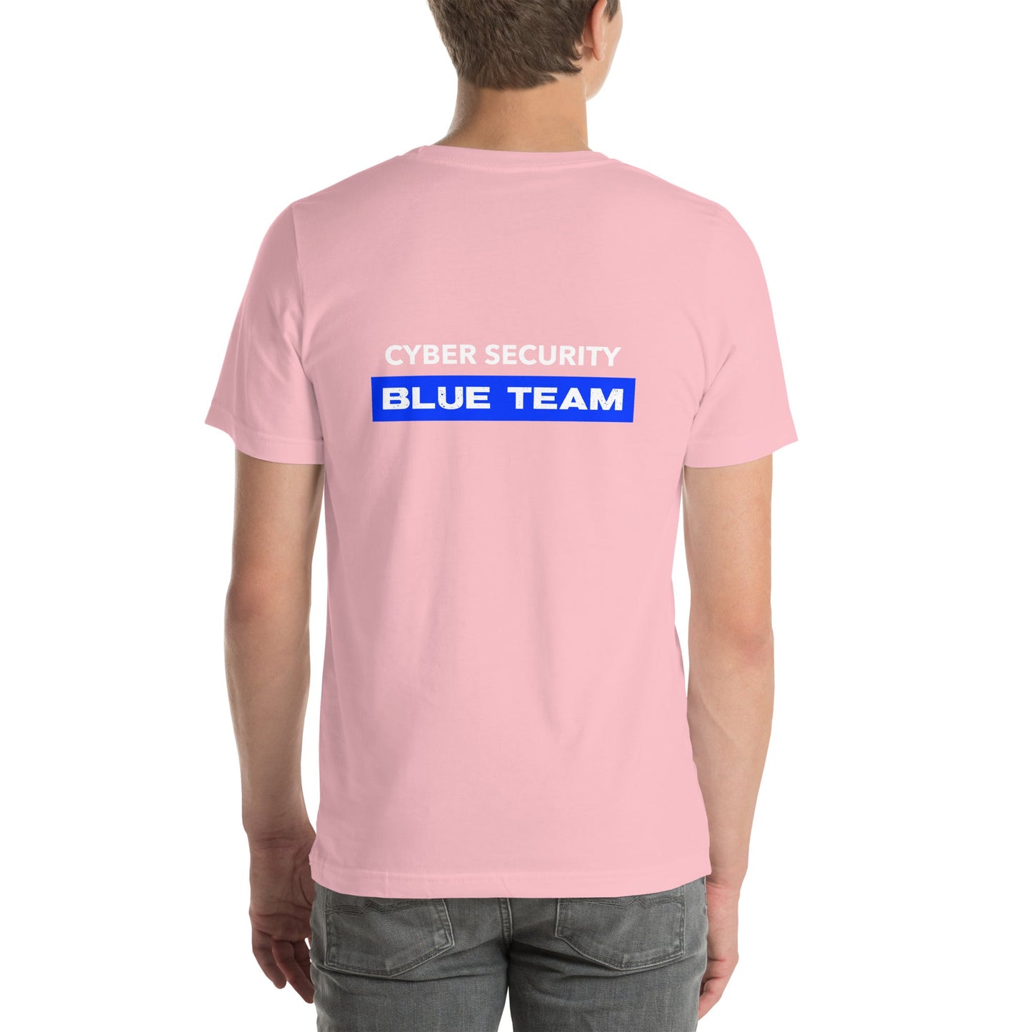 Cyber Security Blue Team V9 - Unisex t-shirt ( Back Print ) by DarkByteGear