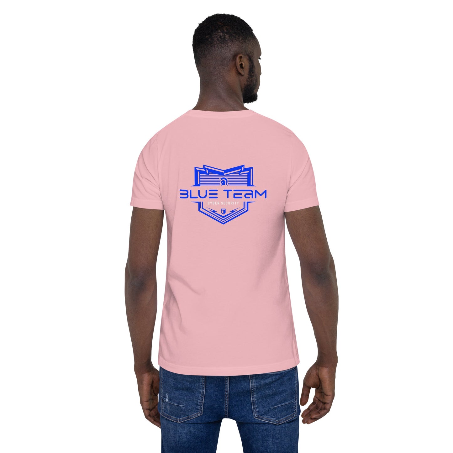Cyber Security Blue Team V15 - Unisex t-shirt ( Back Print ) by DarkByteGear