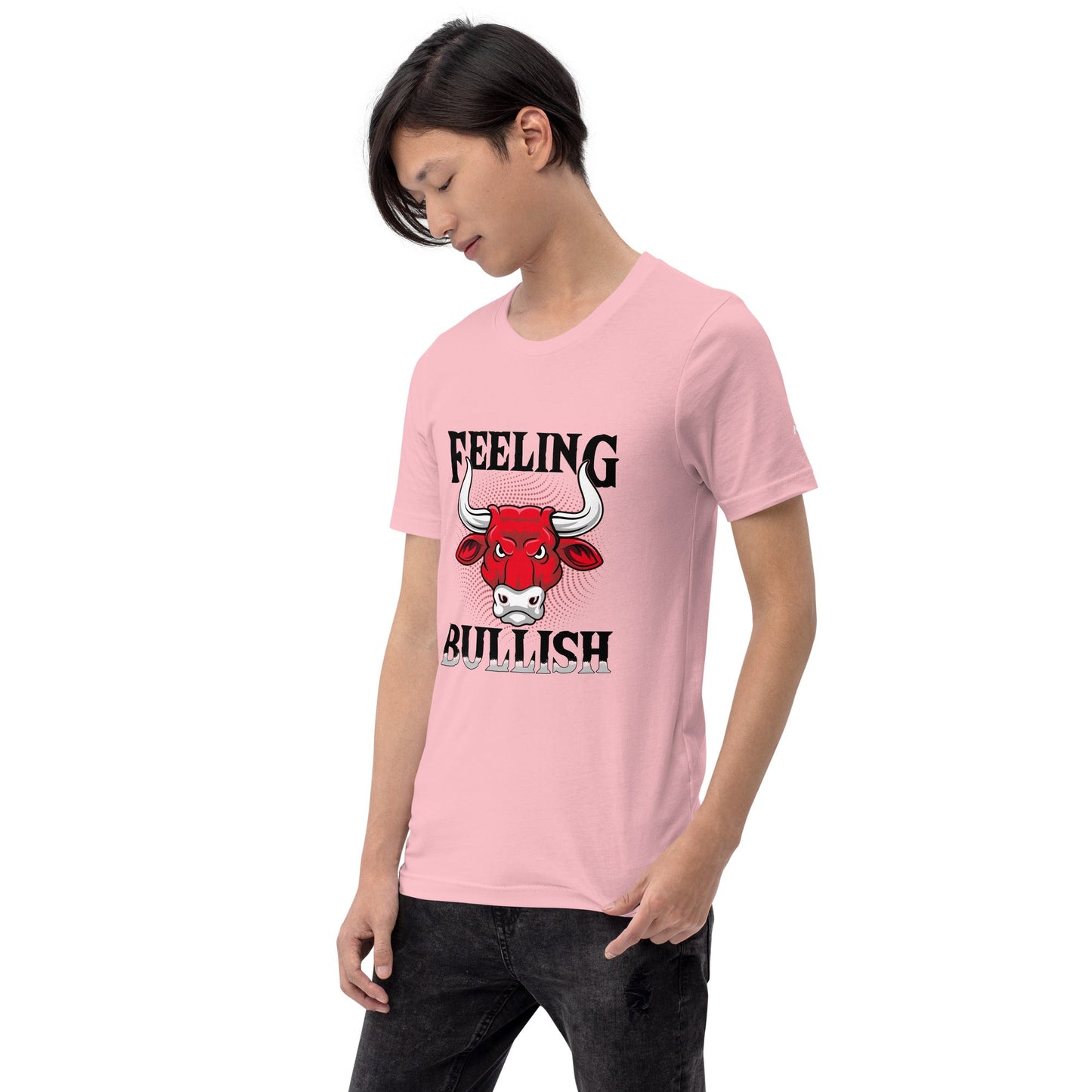 Feeling Bullish in Dark Text - Unisex t-shirt by DarkByteGear
