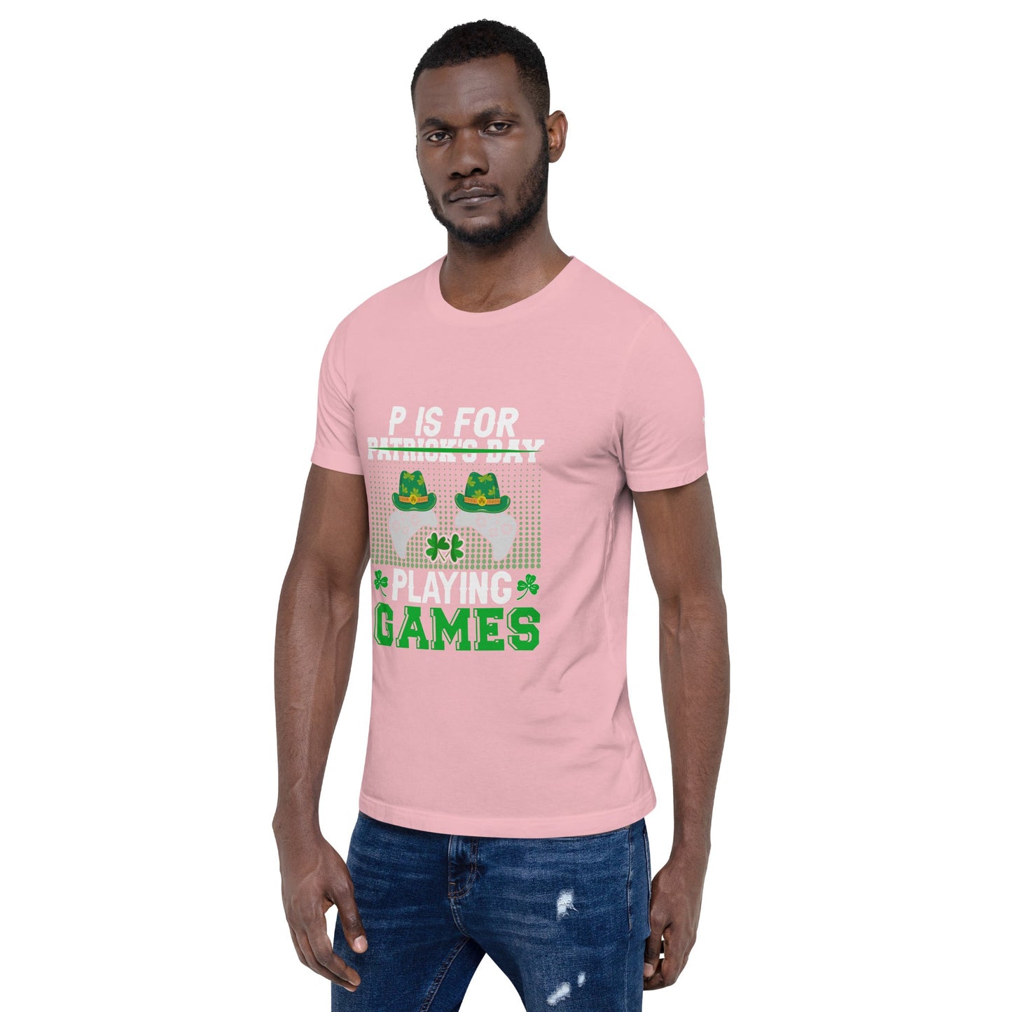 P is for "Playing Games" - Unisex t-shirt by DarkByteGear