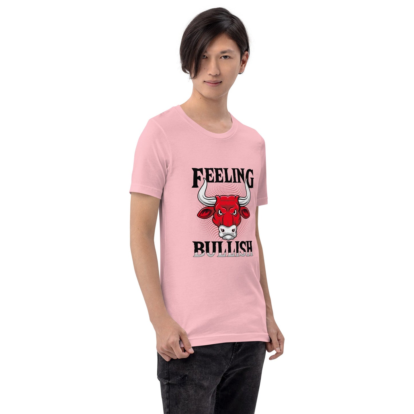Feeling Bullish in Dark Text - Unisex t-shirt by DarkByteGear