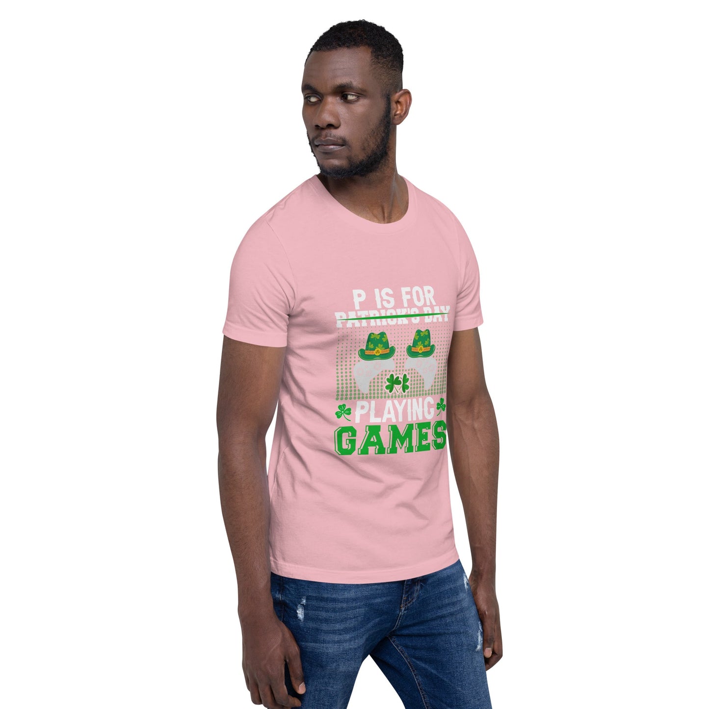 P is for "Playing Games" - Unisex t-shirt by DarkByteGear