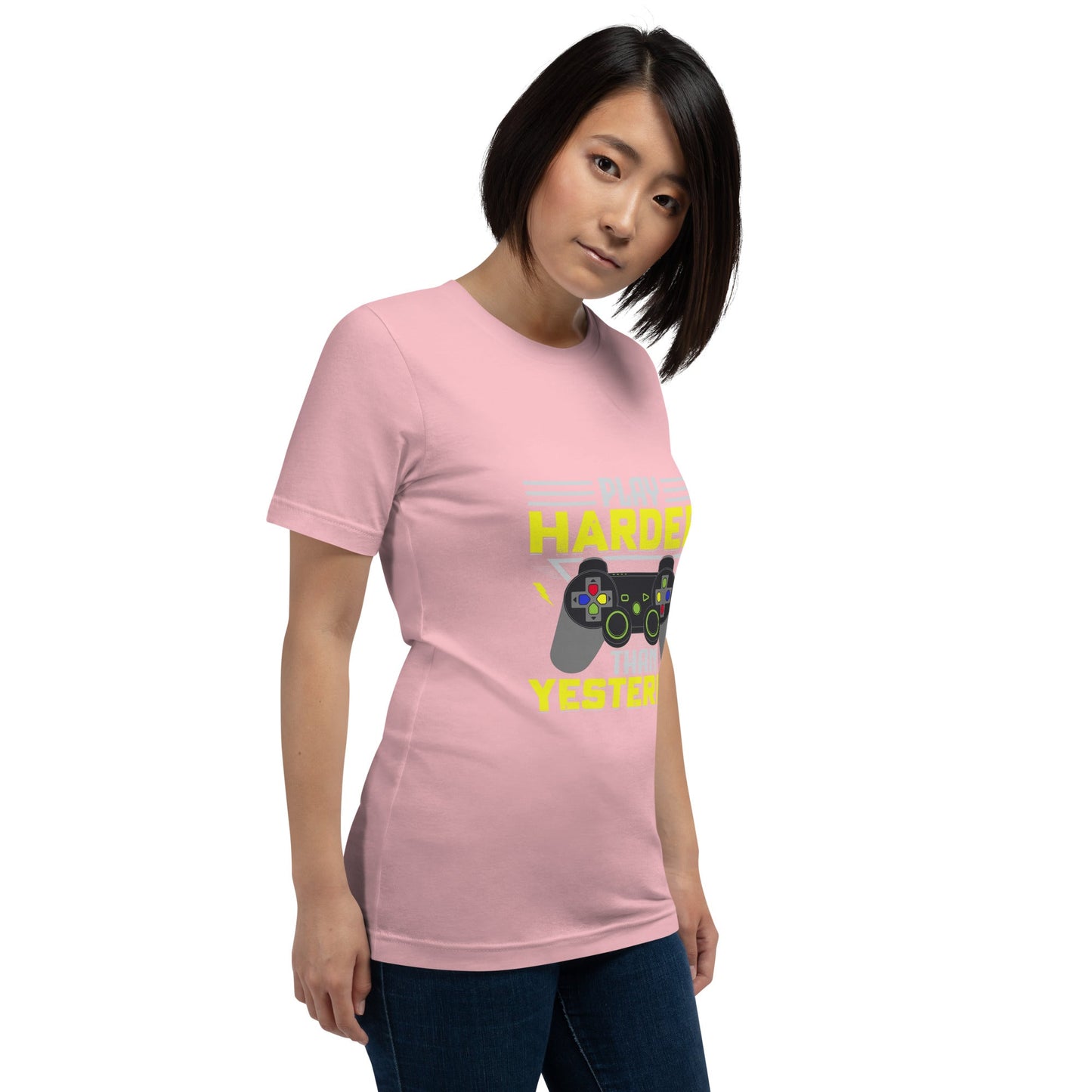 Play harder than Yesterday - Unisex t-shirt by DarkByteGear
