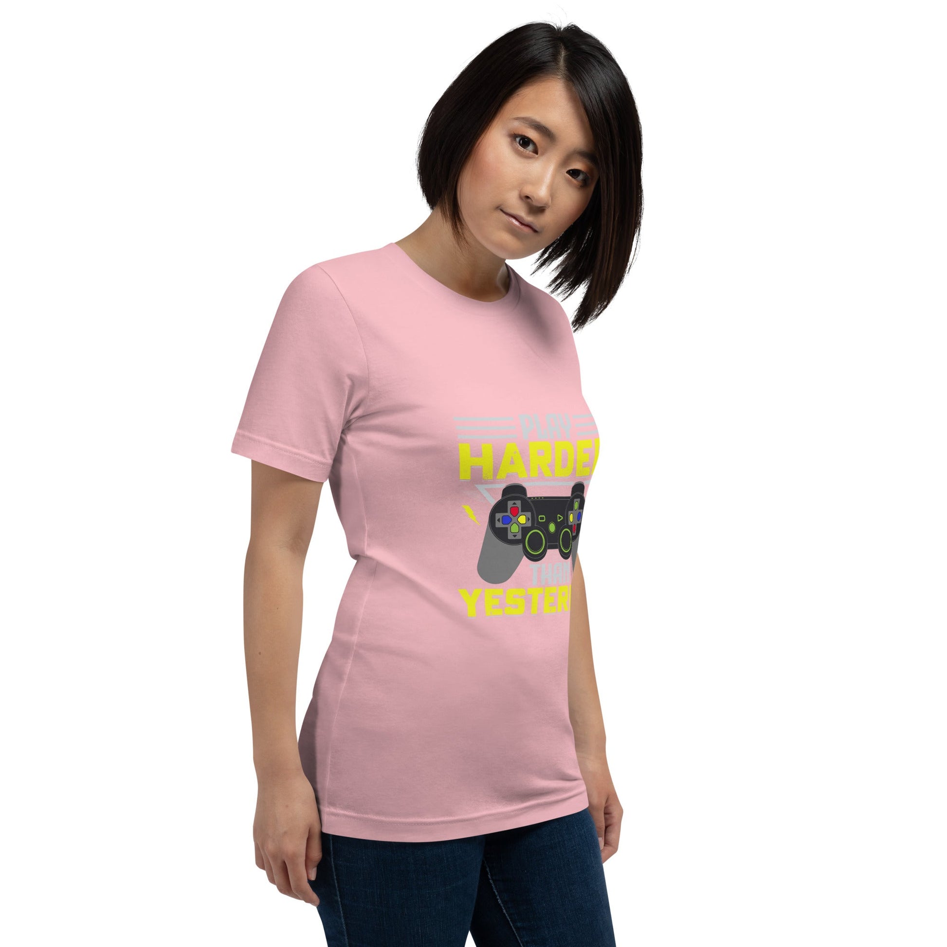 Play harder than Yesterday - Unisex t-shirt by DarkByteGear