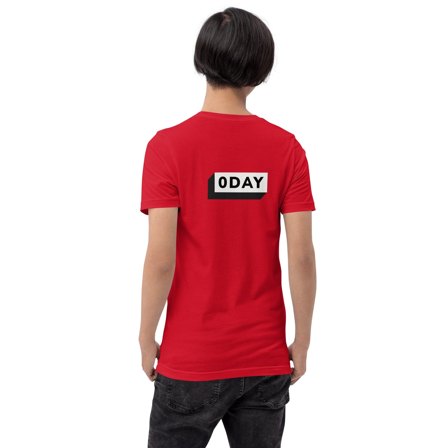 0 day v1 - Unisex t-shirt (back print) by DarkByteGear