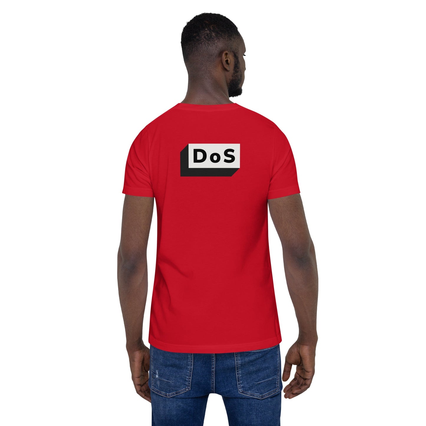 DoS - Unisex t-shirt (back print) by DarkByteGear