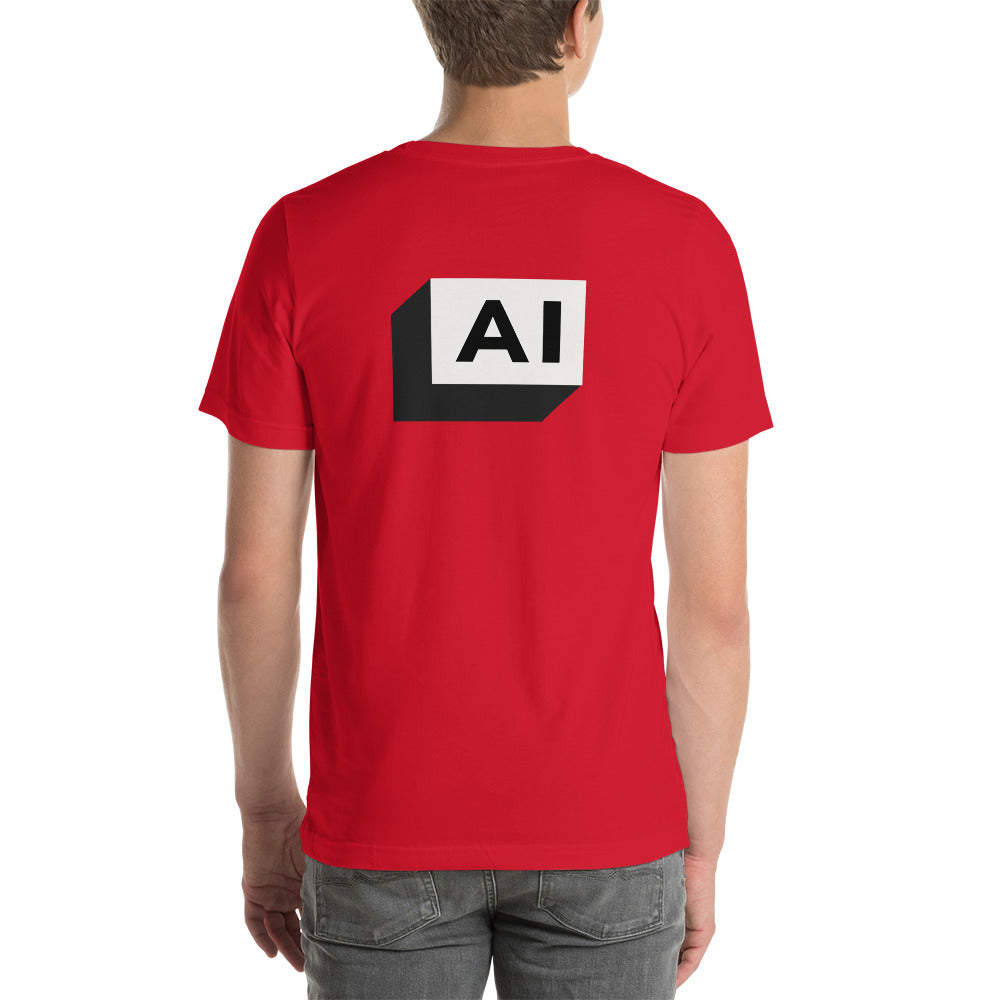 AI - Unisex t-shirt (back print) by DarkByteGear
