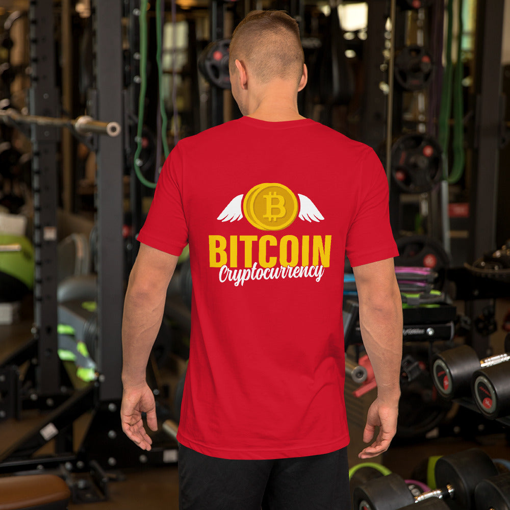 Bitcoin Cryptocurrency - Unisex t-shirt ( Back Print ) by DarkByteGear