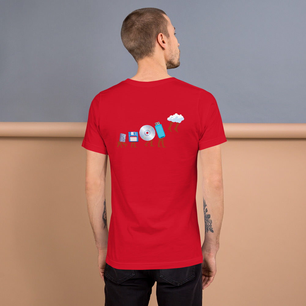 Funny Geek Programmer Nerd - Unisex t-shirt ( Back Print ) by DarkByteGear