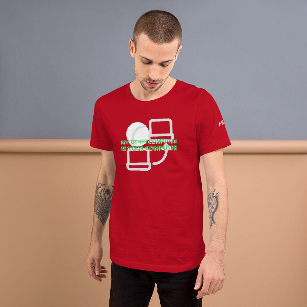 My other computer is your computer - Unisex t-shirt by DarkByteGear