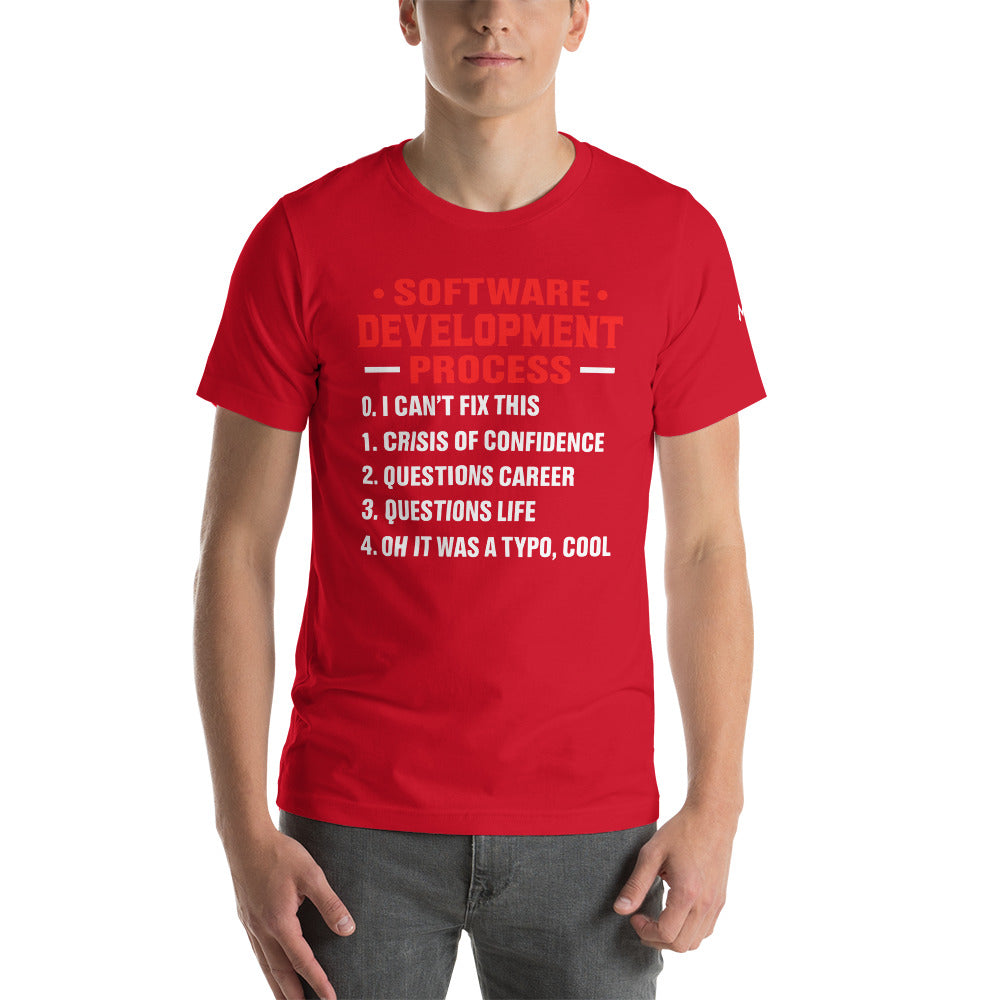Software Development Process V1 - Unisex t-shirt by DarkByteGear
