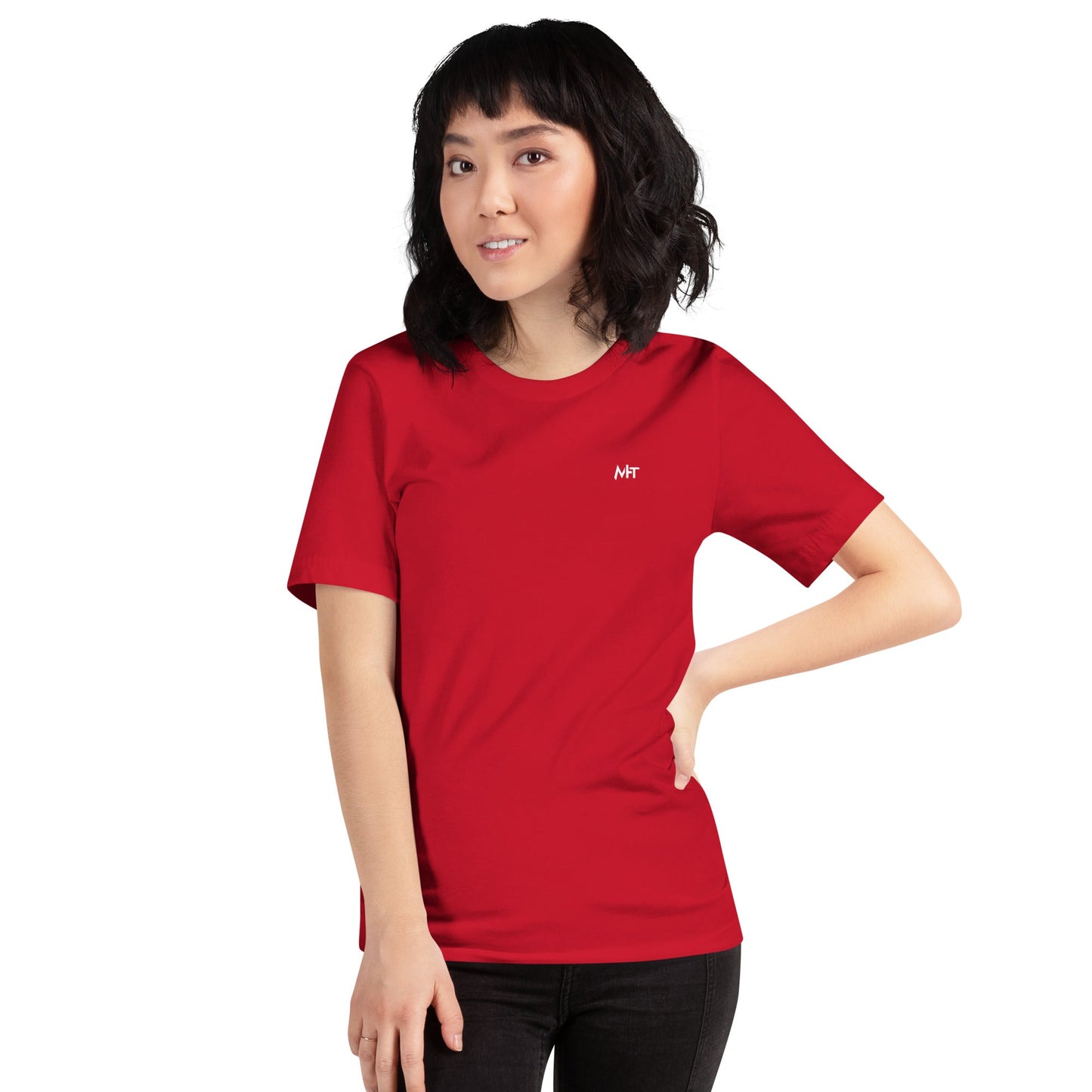 Mommy's Little Bitcoin Cowgirl - Unisex t-shirt by DarkByteGear