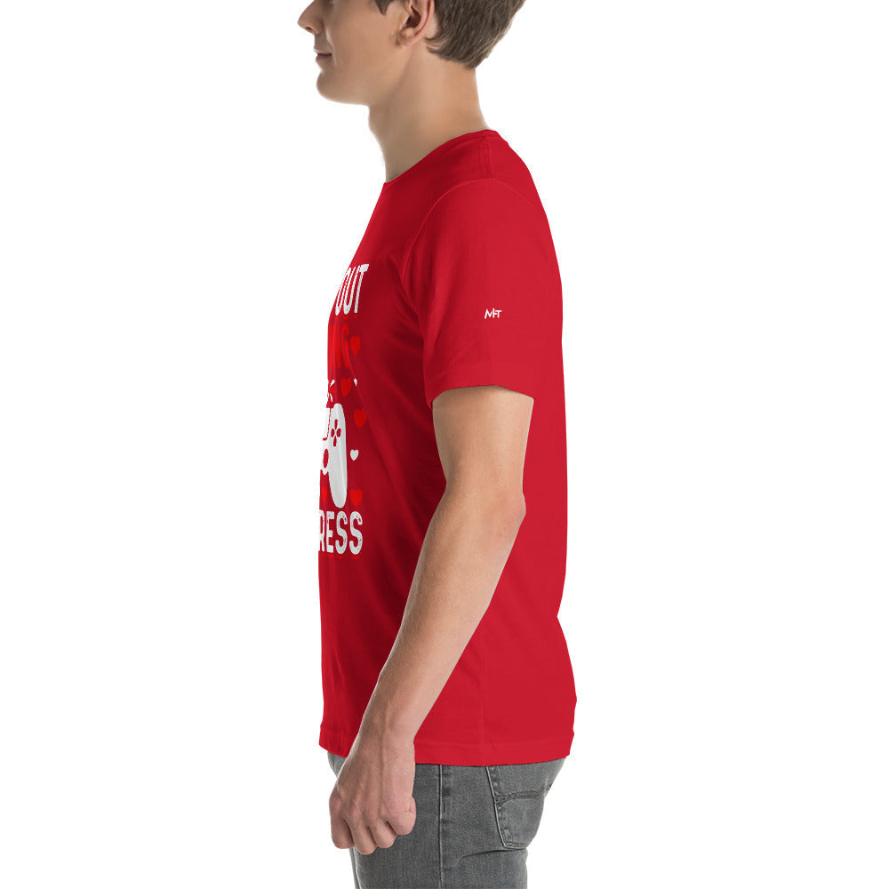 Keep out Gaming in Progress Unisex t-shirt by DarkByteGear