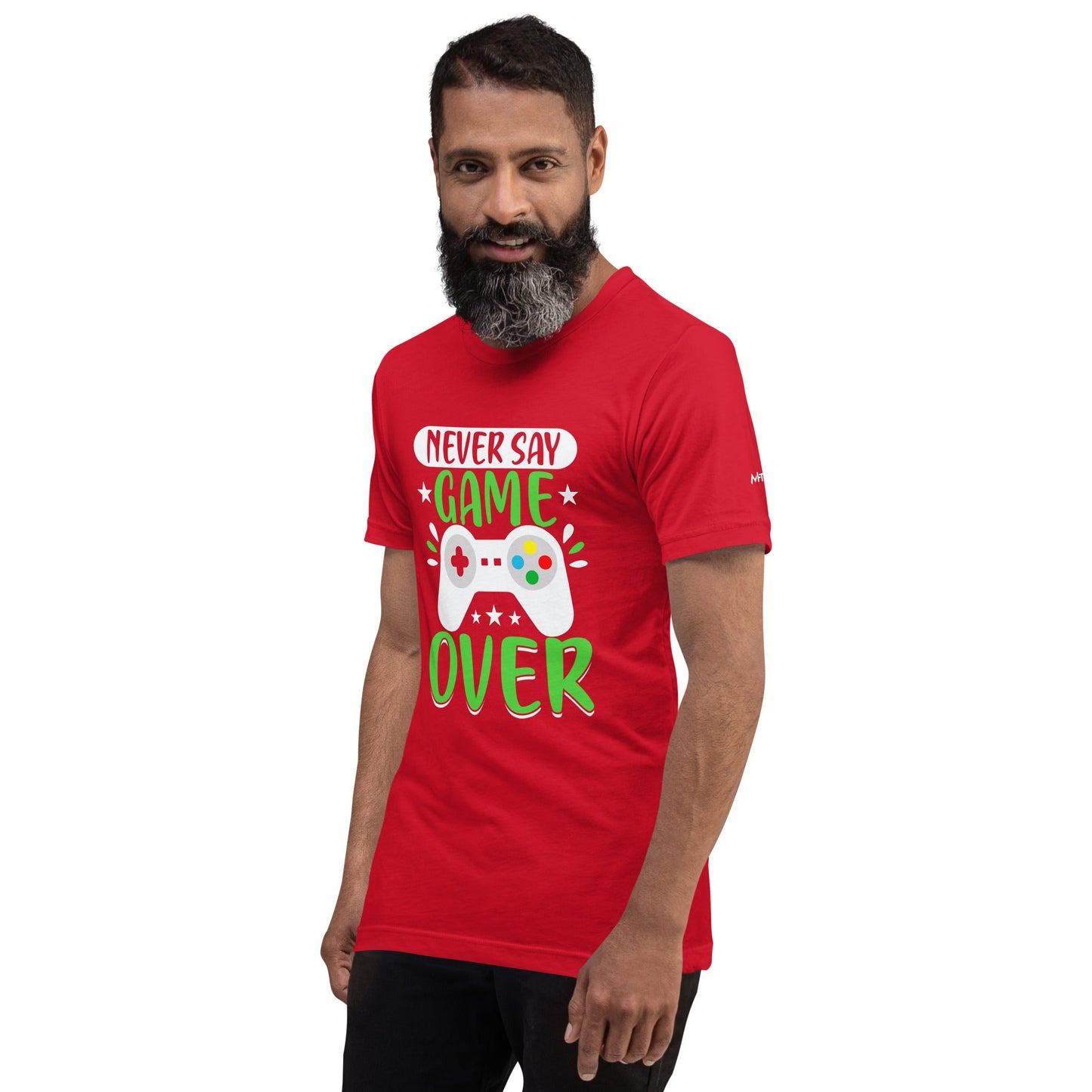 Never say Gameover Unisex t-shirt by DarkByteGear