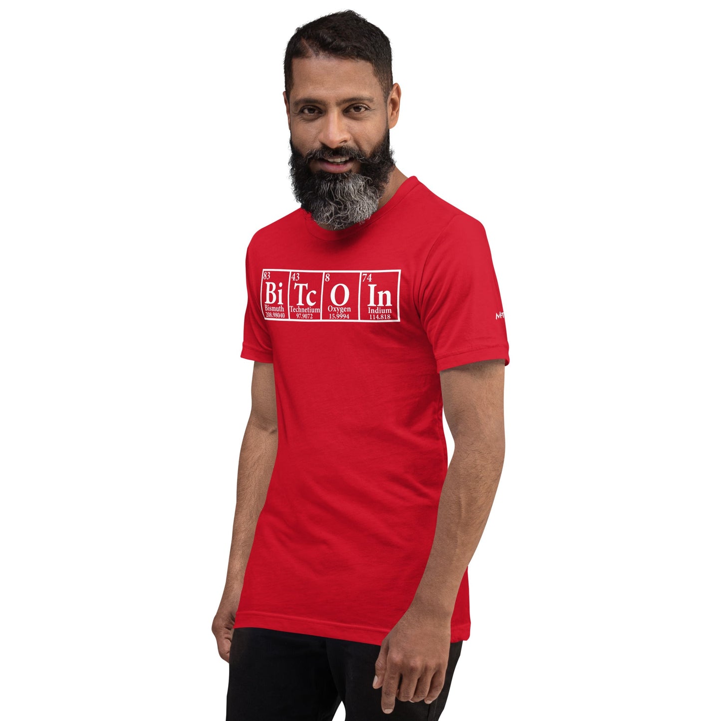 Bitcoin Periodic Table Unisex t-shirt by DarkByteGear