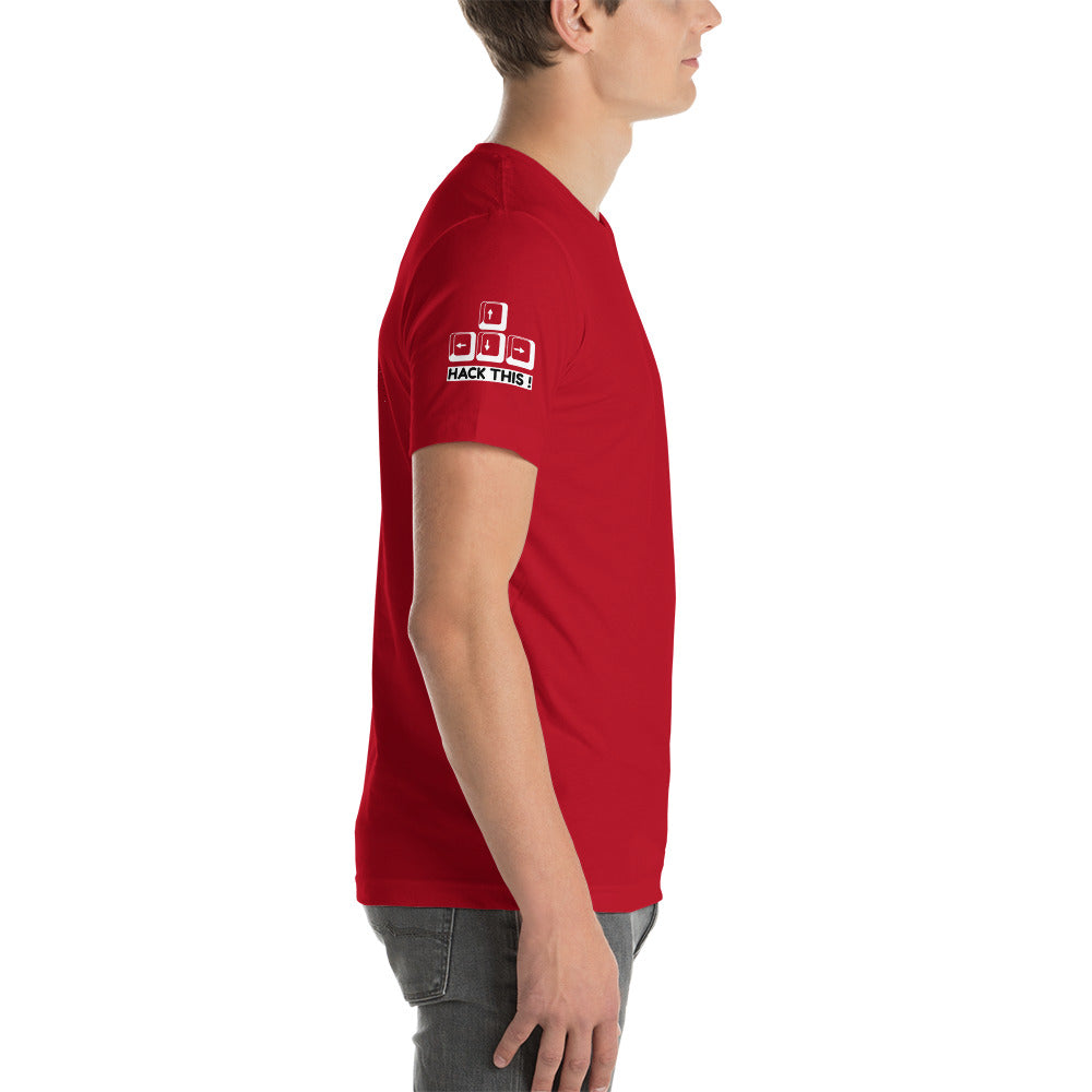 Hack this - Short-Sleeve Unisex T-Shirt (all sides print) by DarkByteGear