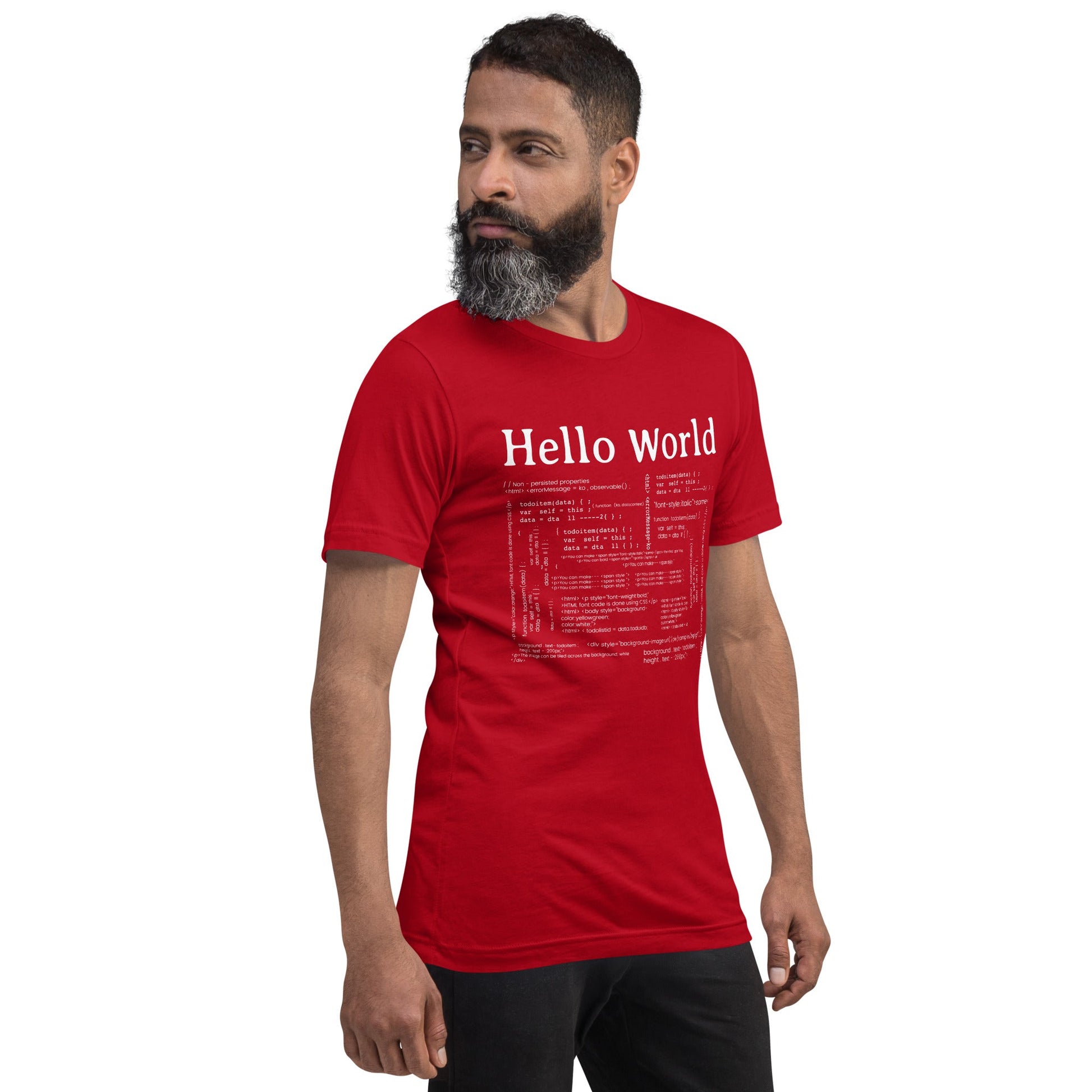 Hello world - Unisex t-shirt by DarkByteGear