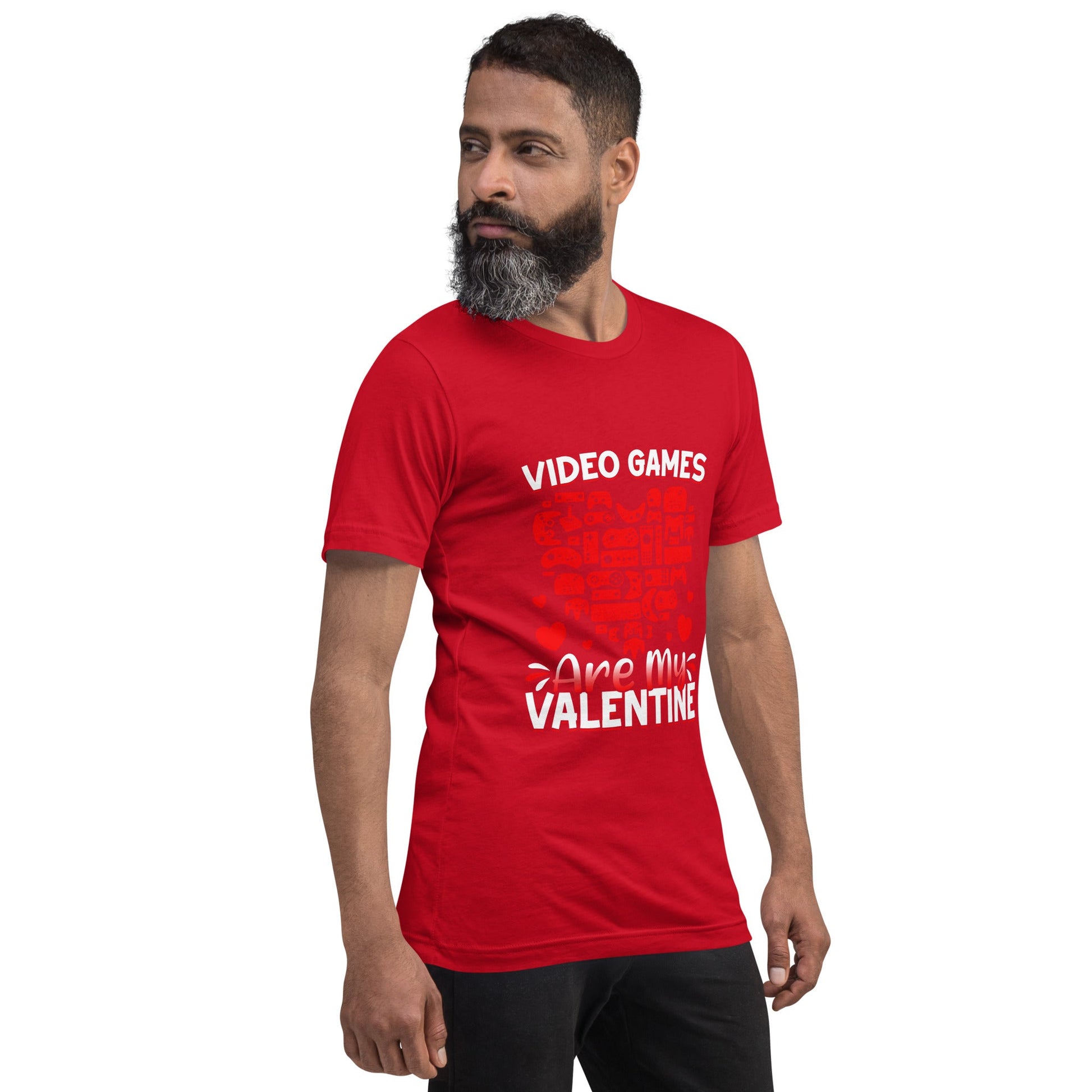 Video games are my valentine Unisex t-shirt by DarkByteGear
