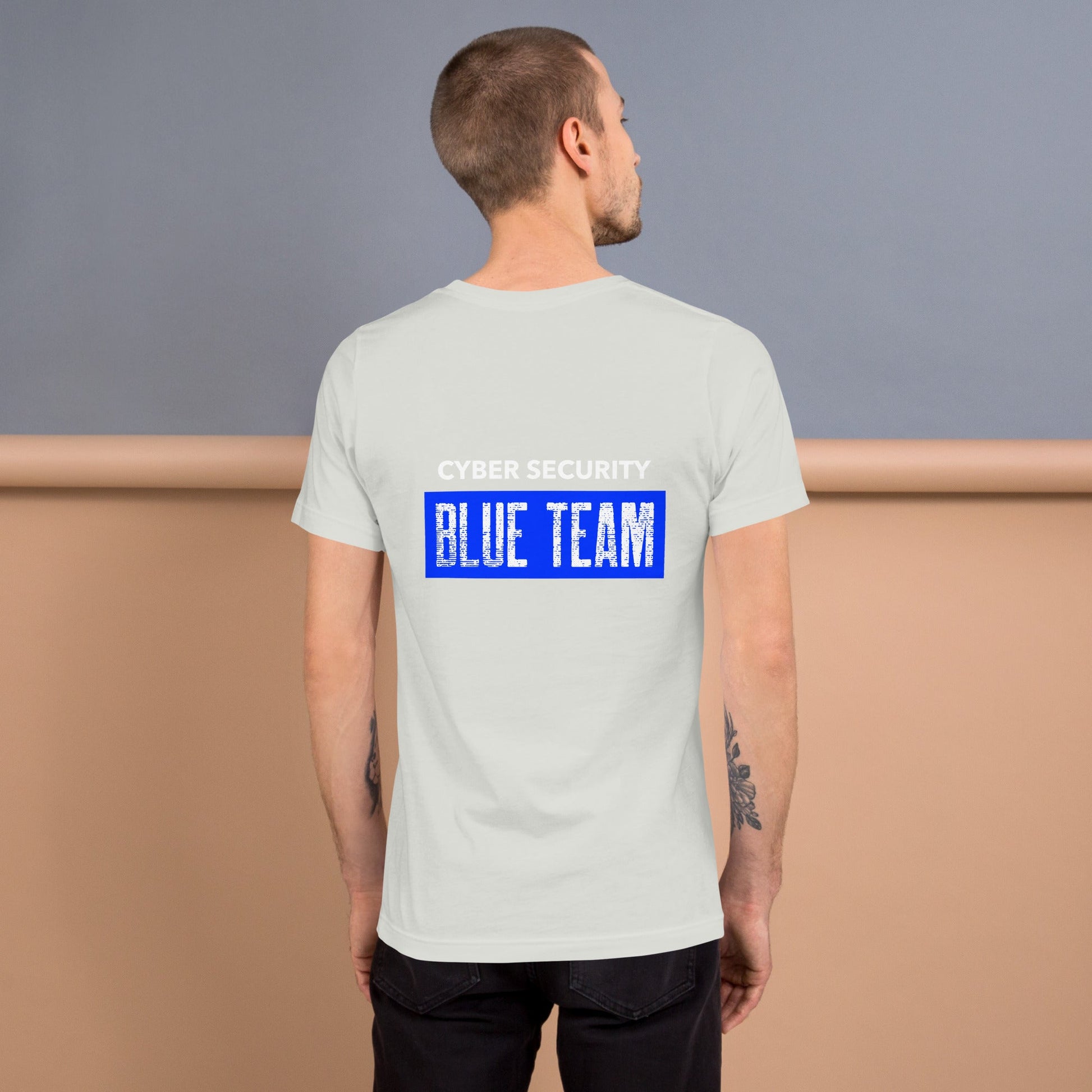 Cyber Security Blue Team V5 - Unisex t-shirt ( Back Print ) by DarkByteGear