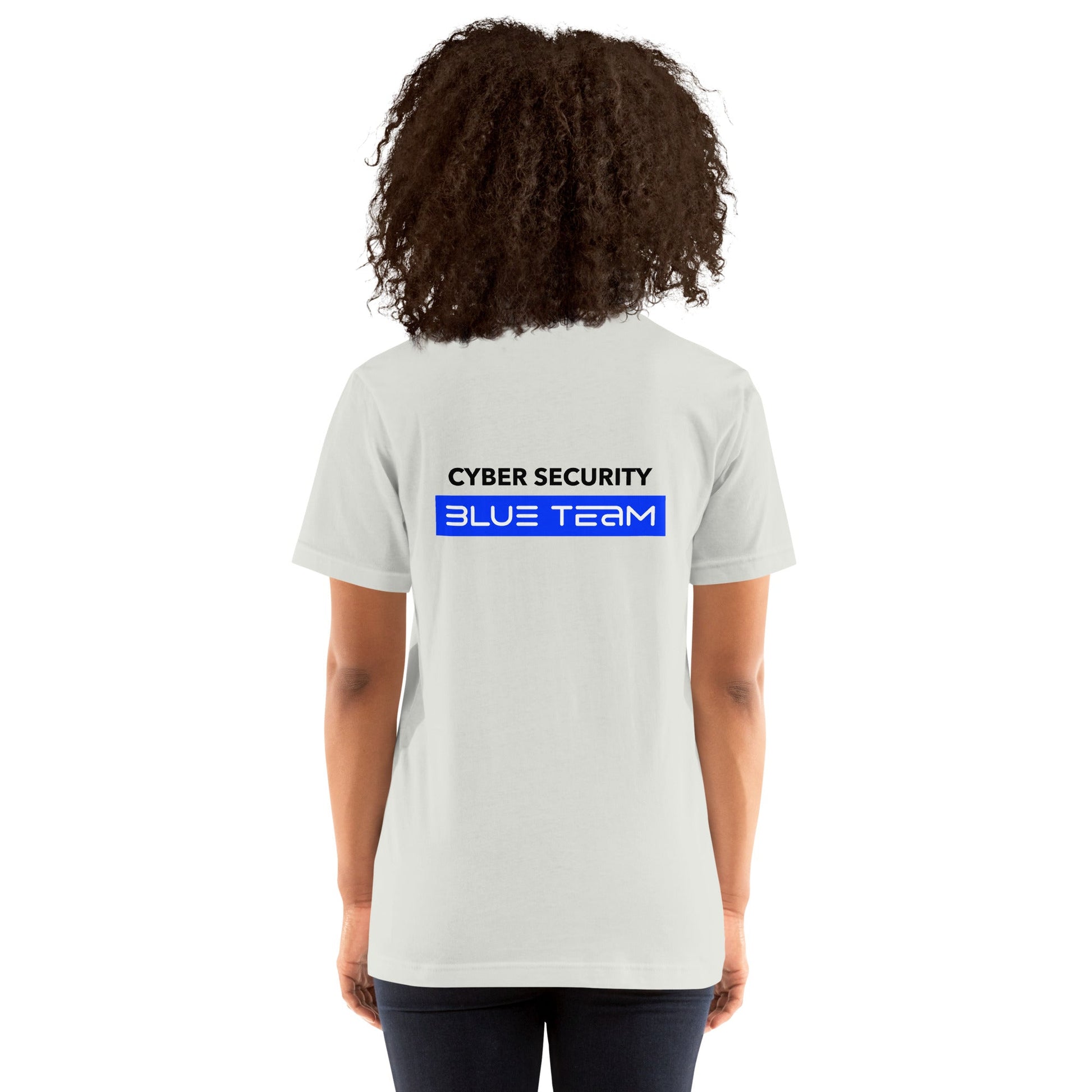 Cyber Security Blue Team V8 - Unisex t-shirt ( Back Print ) by DarkByteGear