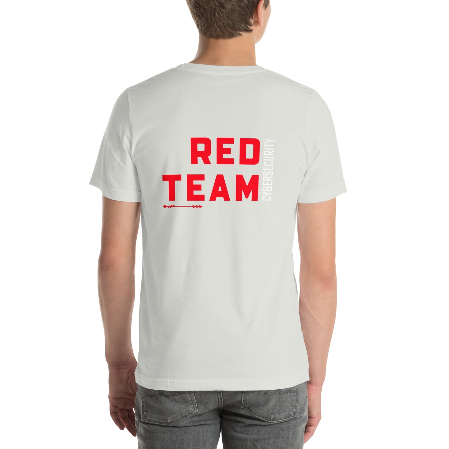 Cyber Security Red Team V8 - Unisex t-shirt ( Back Print ) by DarkByteGear