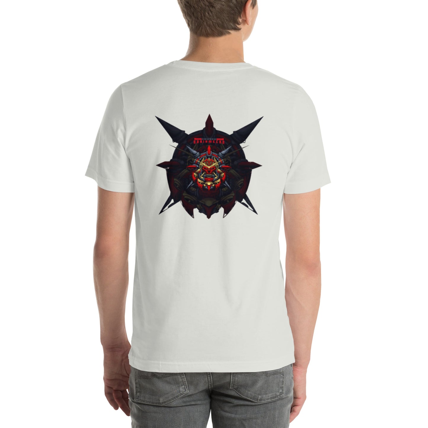 Cyberware Ronin Mecha - Unisex t-shirt ( Back Print ) by DarkByteGear