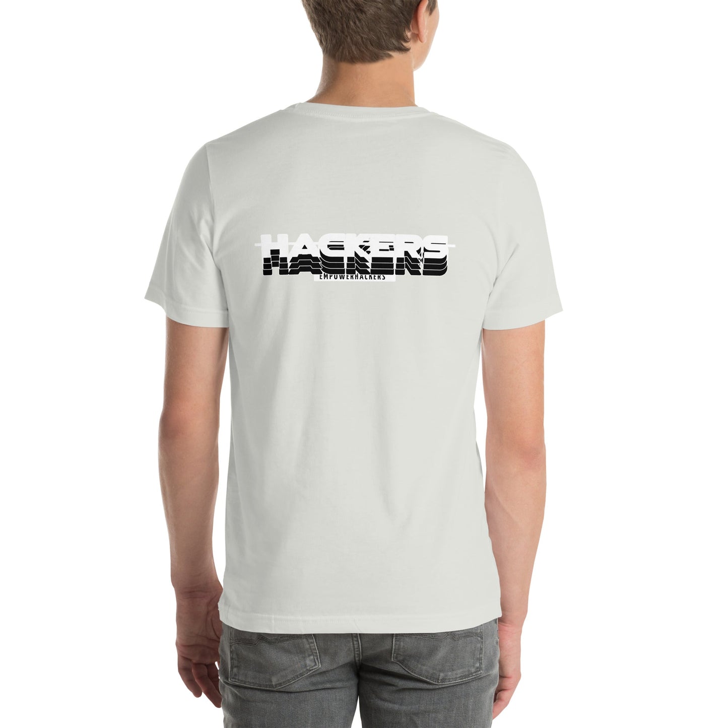 Hackers Empower Hackers V3 - Unisex t-shirt ( Back Print ) by DarkByteGear