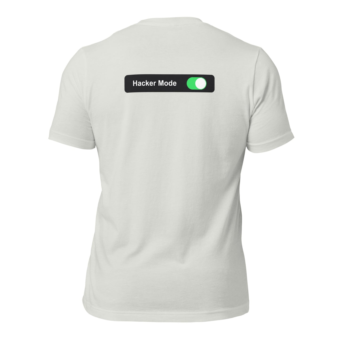 Hacker Mode On - Unisex t-shirt (back print) by DarkByteGear