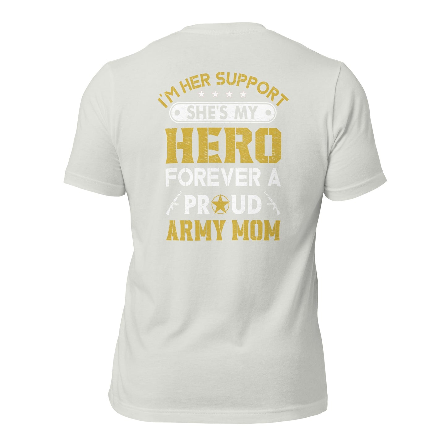 I'm her support - Unisex t-shirt (back print) by DarkByteGear
