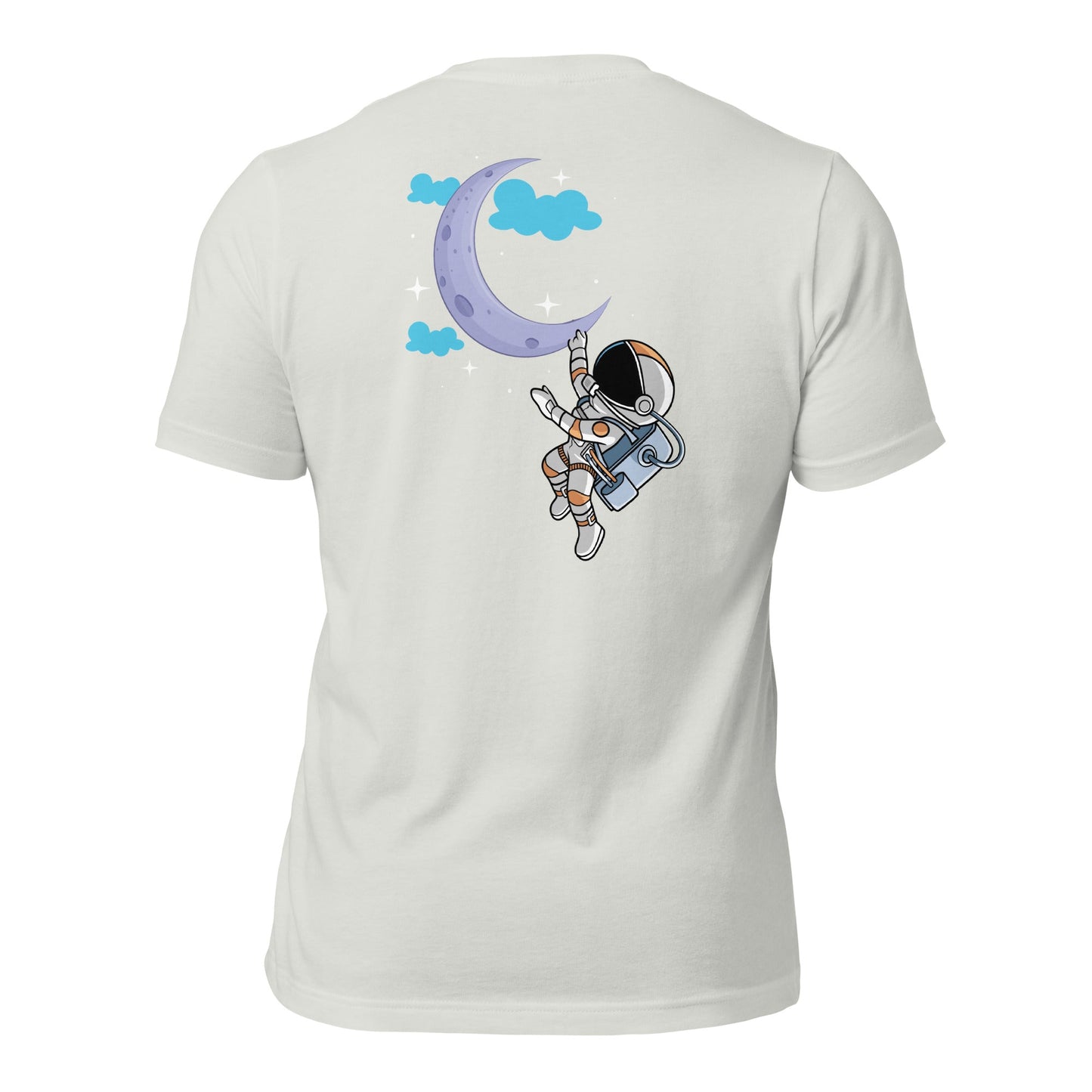Full Moon Astronaut - Unisex t-shirt ( Back Print ) by DarkByteGear
