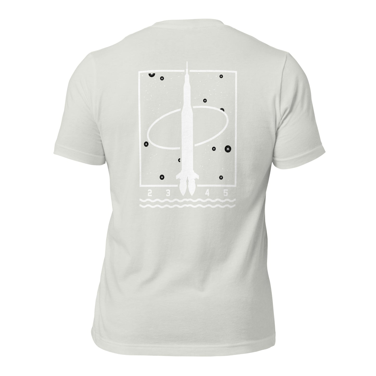 1 2 3 4 5 - Unisex t-shirt (back print) by DarkByteGear