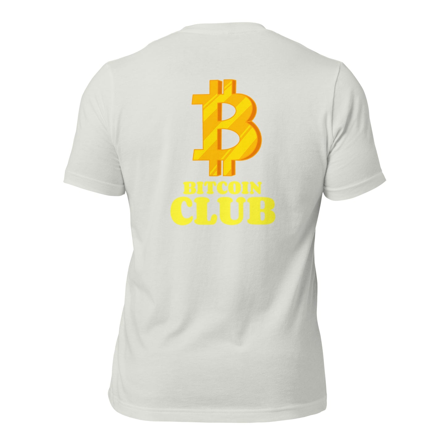 BITCOIN CLUB V5 - Unisex t-shirt ( Back Print ) by DarkByteGear