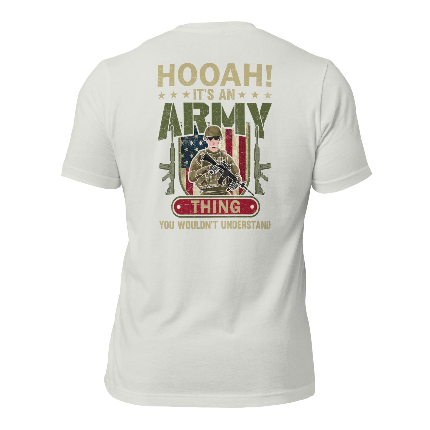 HOOAH! It's an Army thing you wouldn't understand - Unisex t-shirt ( Back Print ) by DarkByteGear