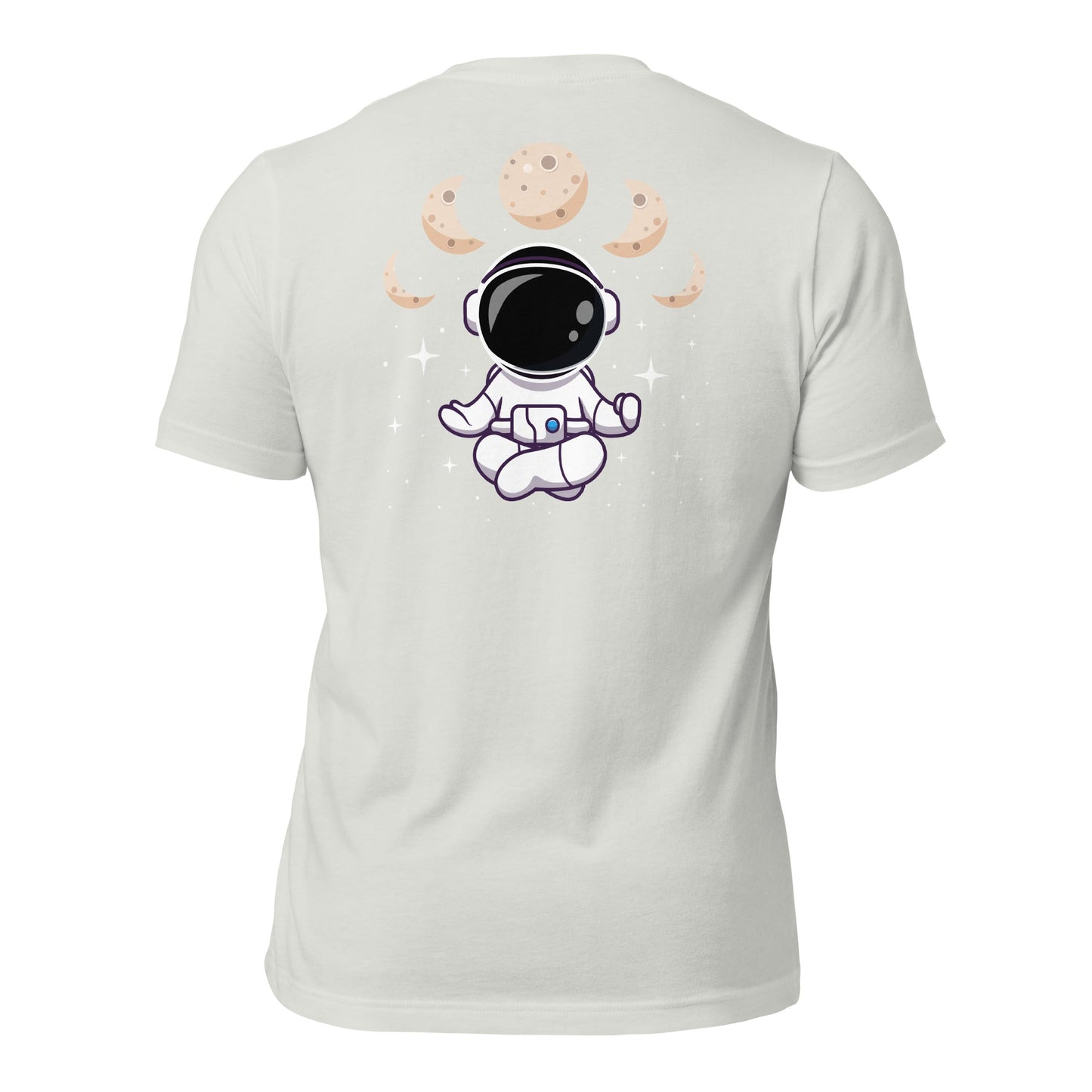 Astronaut Meditation - Unisex t-shirt ( Back Print ) by DarkByteGear