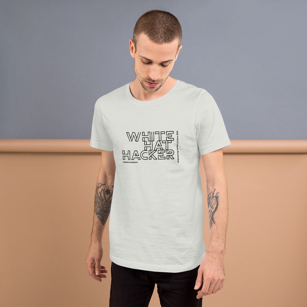 White Hat Hacker - Short-Sleeve Unisex T-Shirt by DarkByteGear