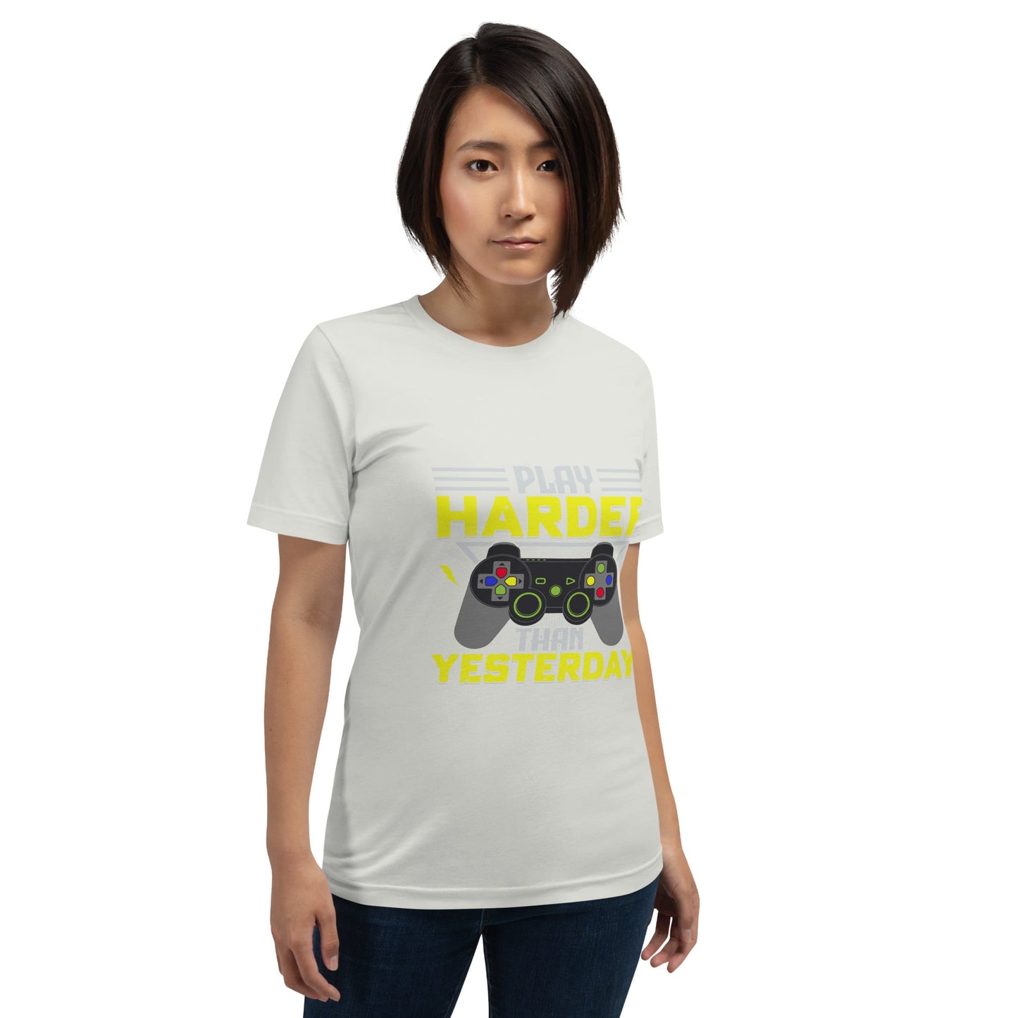 Play harder than Yesterday - Unisex t-shirt by DarkByteGear