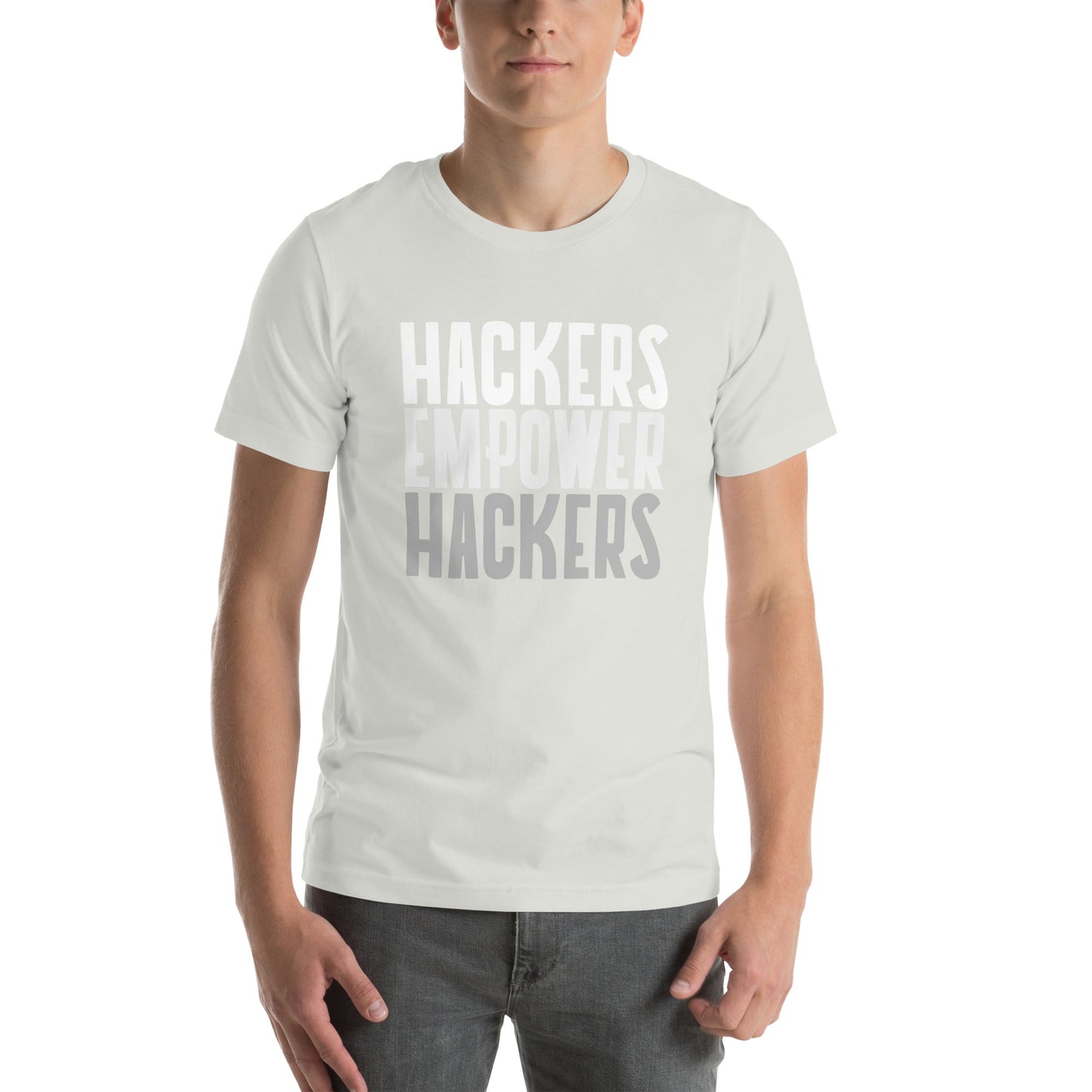 Hackers Empower Hackers - Unisex t-shirt by DarkByteGear