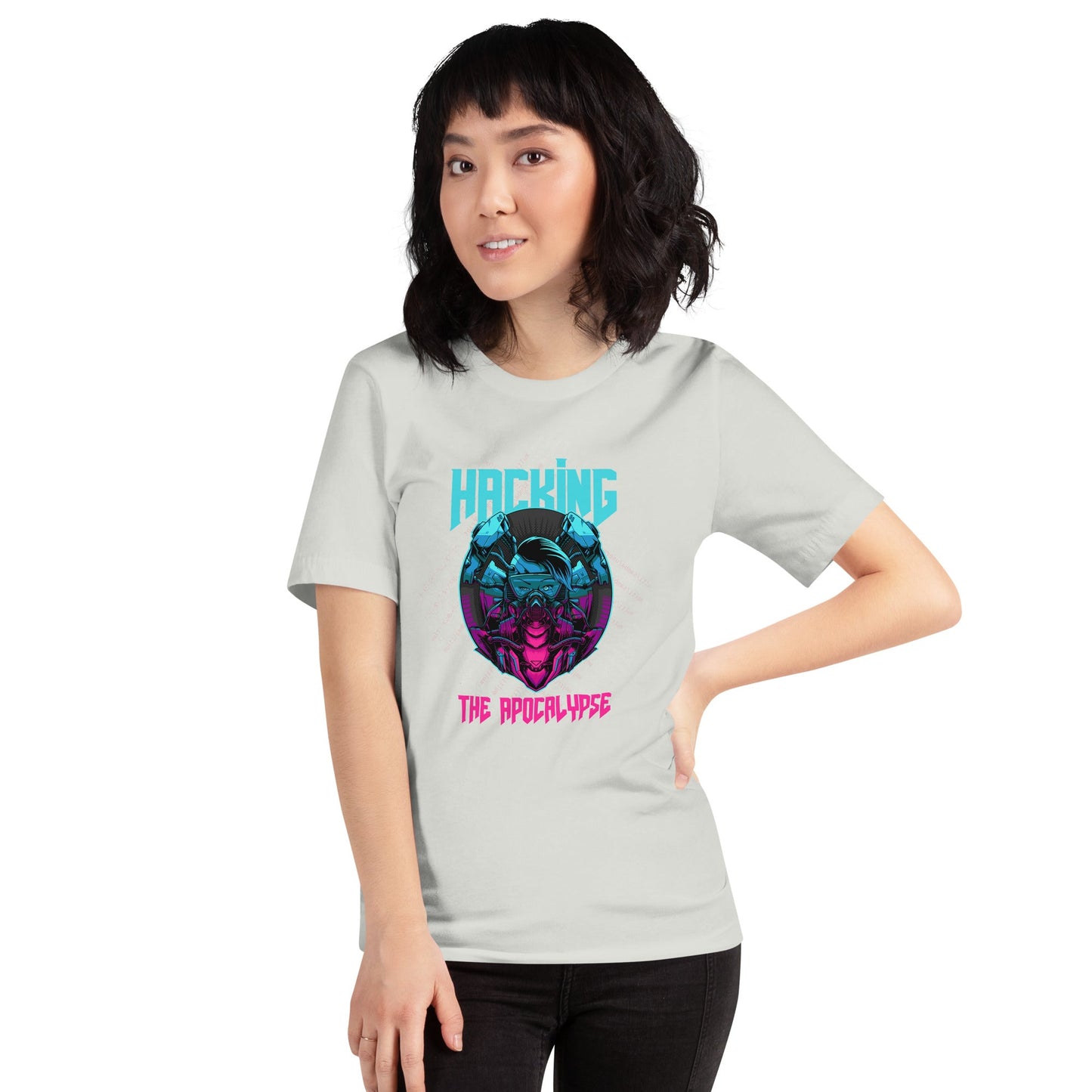Hacking the apocalypse V2 - Unisex t-shirt by DarkByteGear