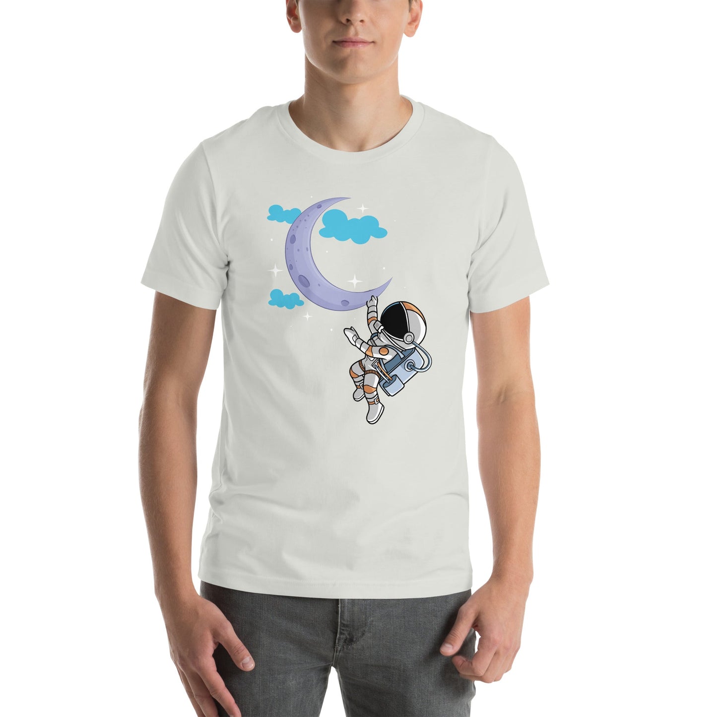 Full Moon Astronaut - Unisex t-shirt by DarkByteGear